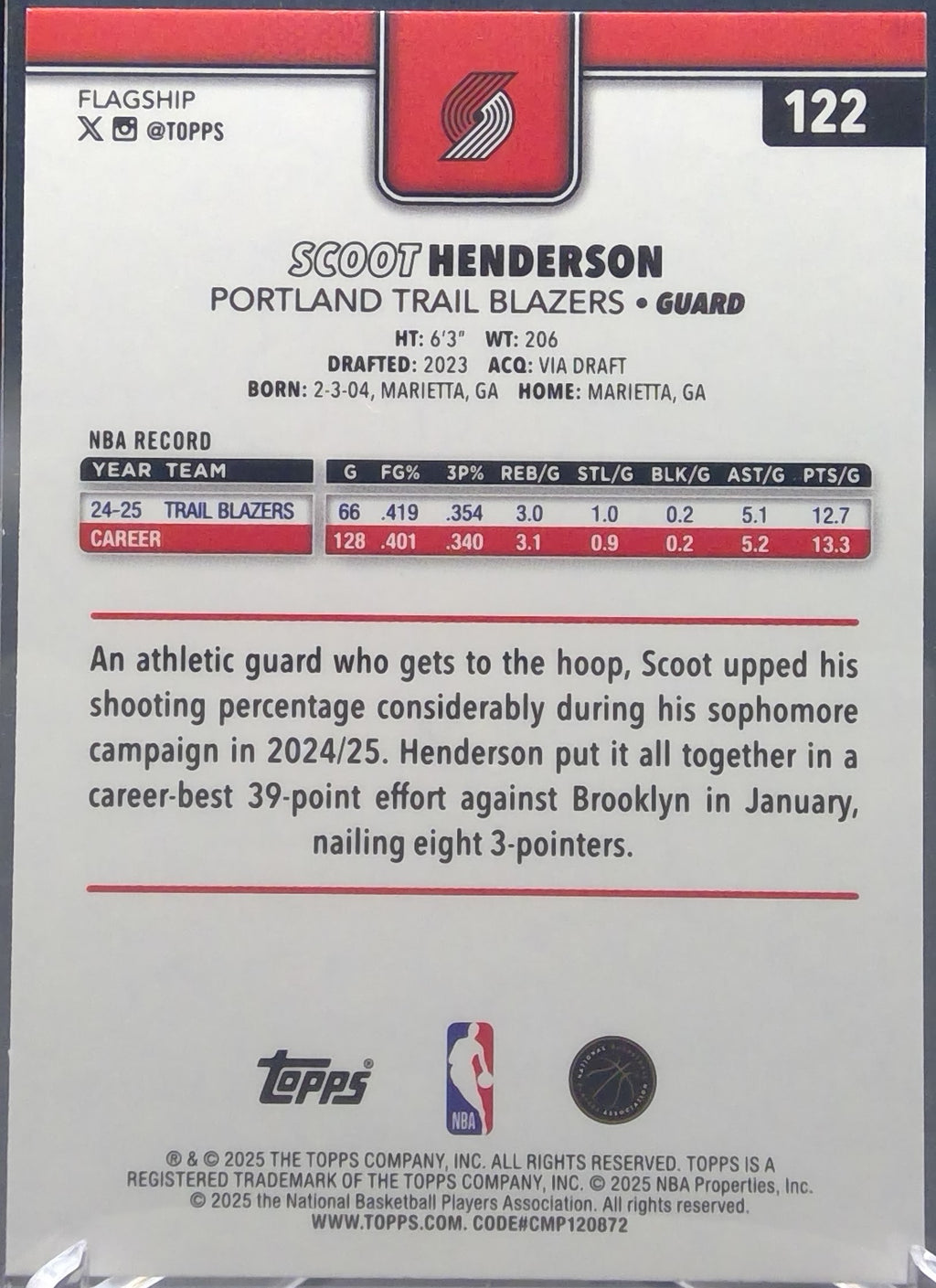 Scoot Henderson #122