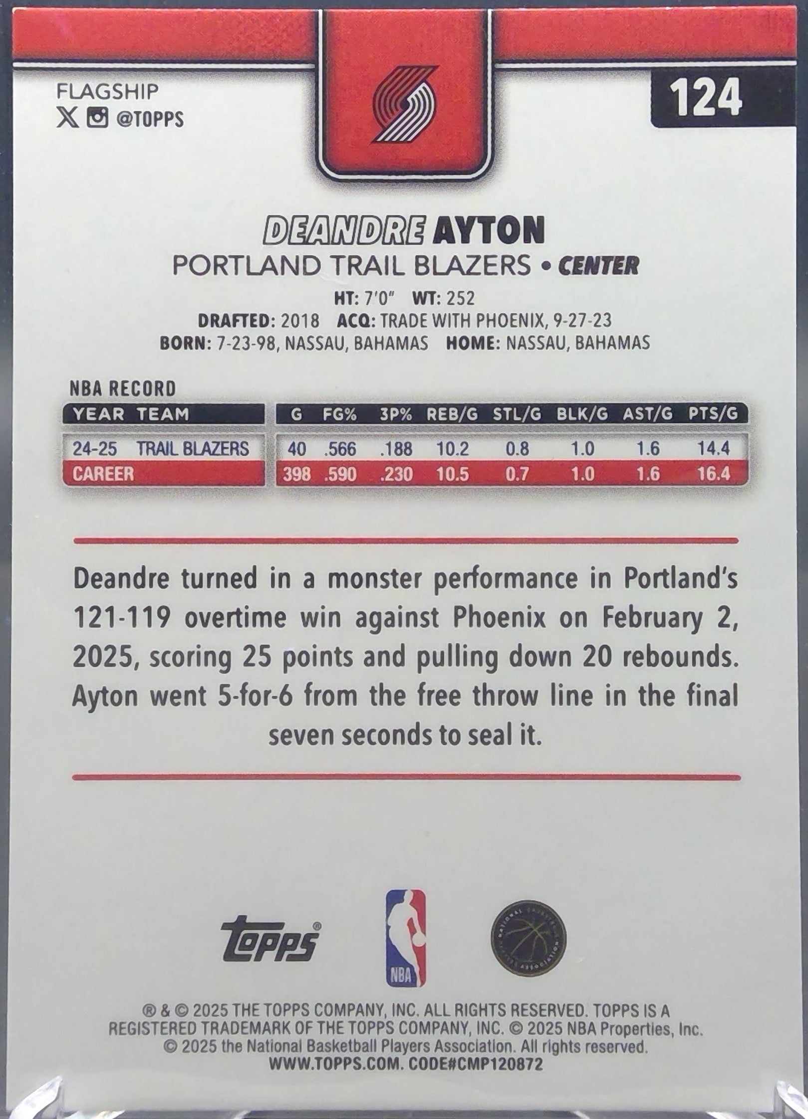 Deandre Ayton #124
