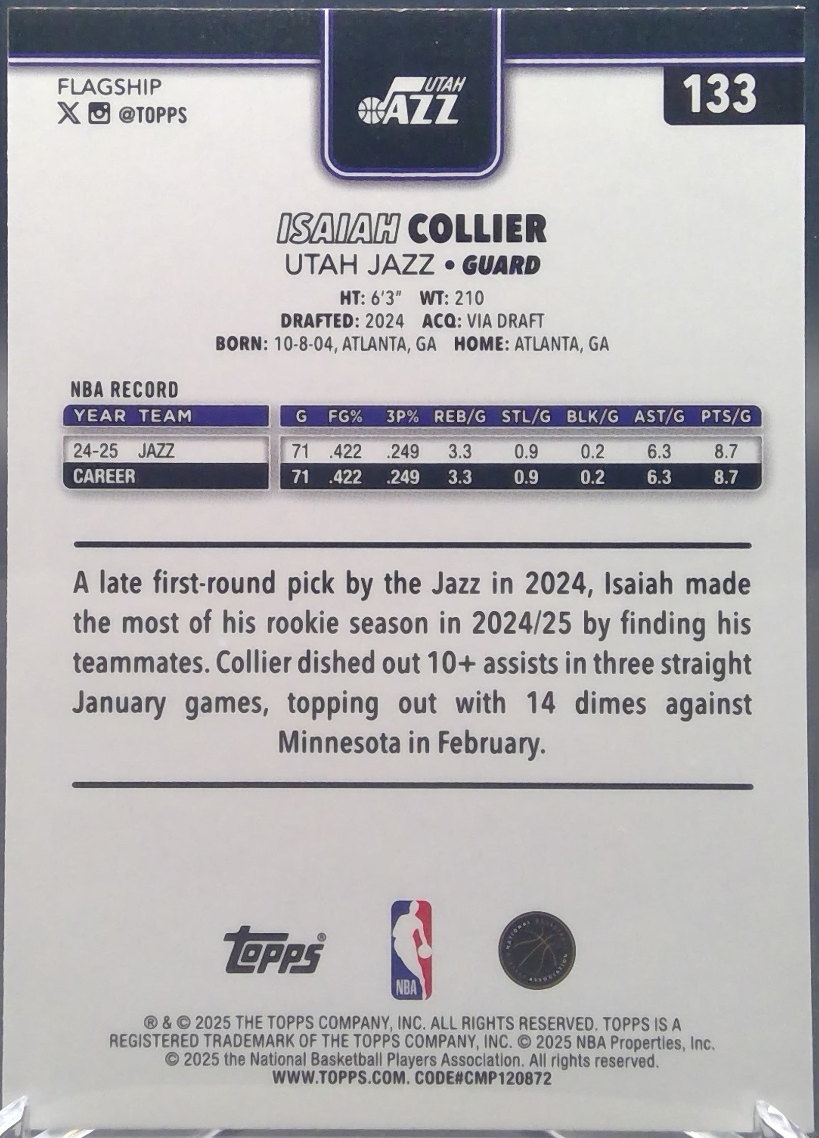 Isaiah Collier #133