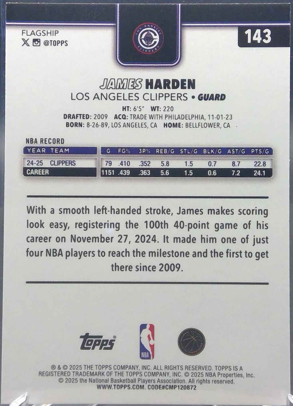 James Harden #143