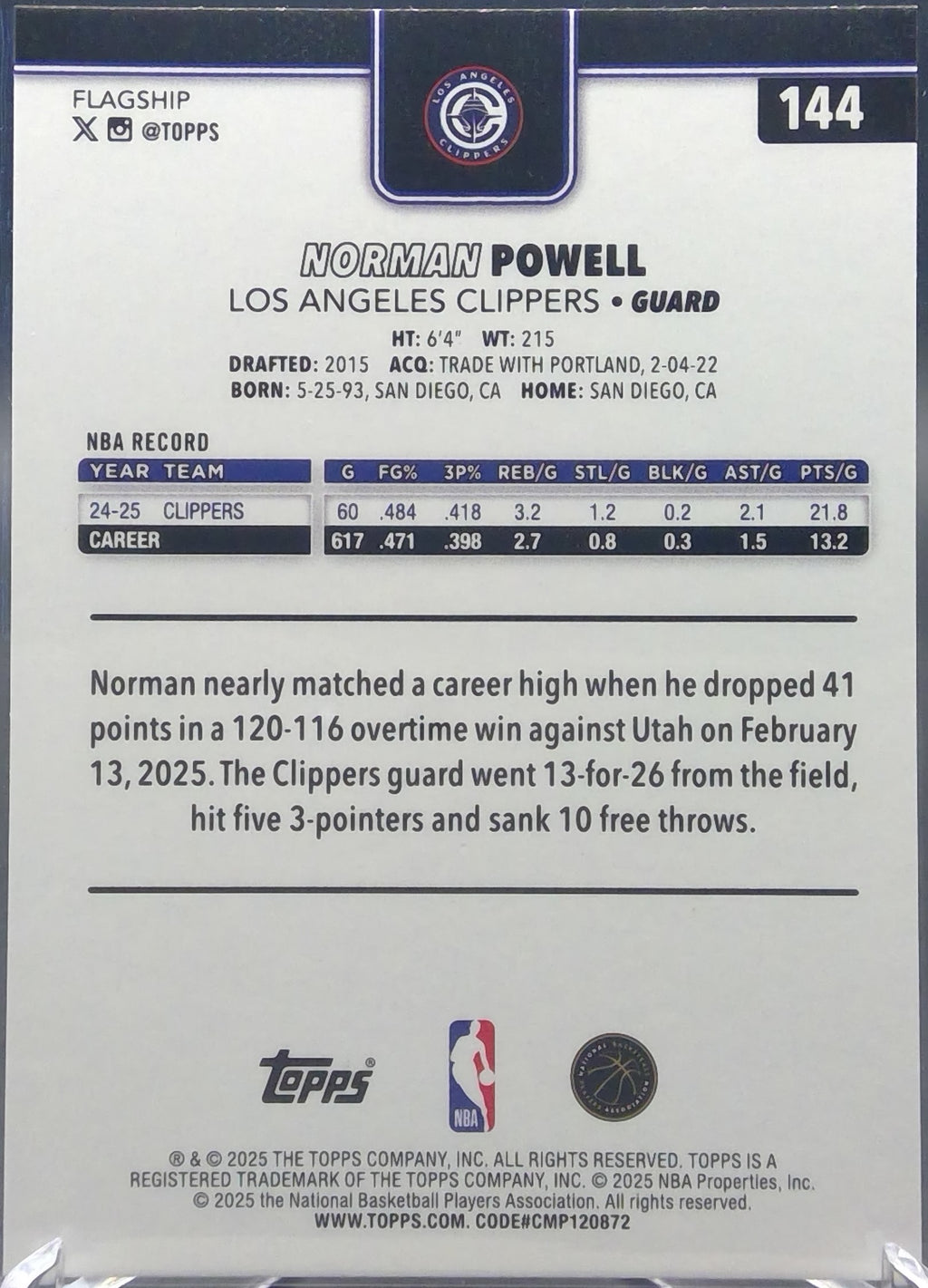 Norman Powell #144