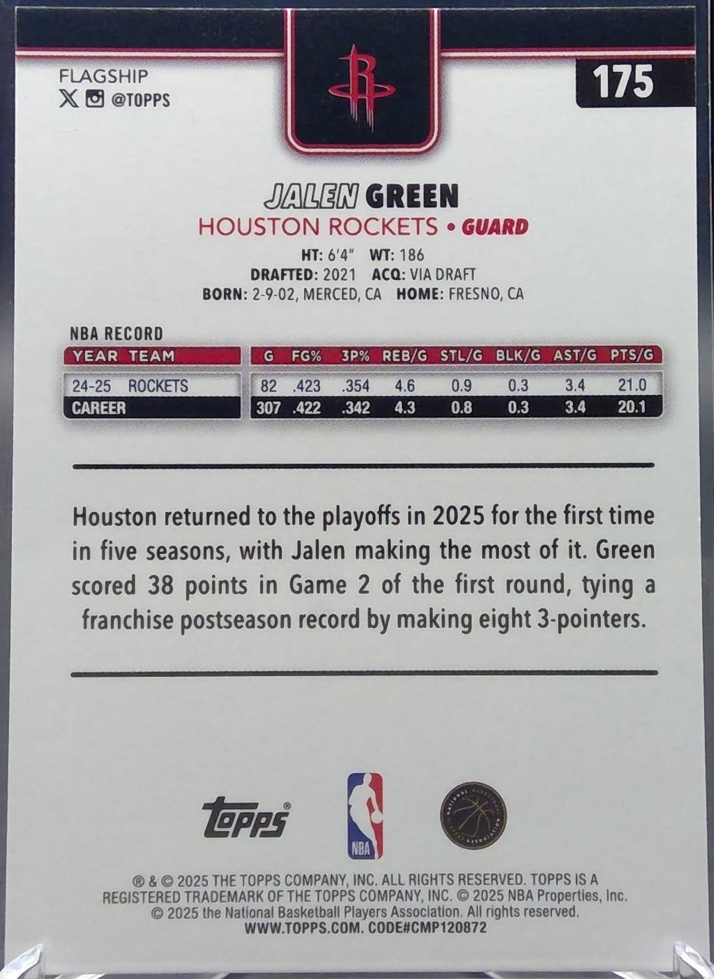 Jalen Green #175