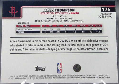 Amen Thompson #176