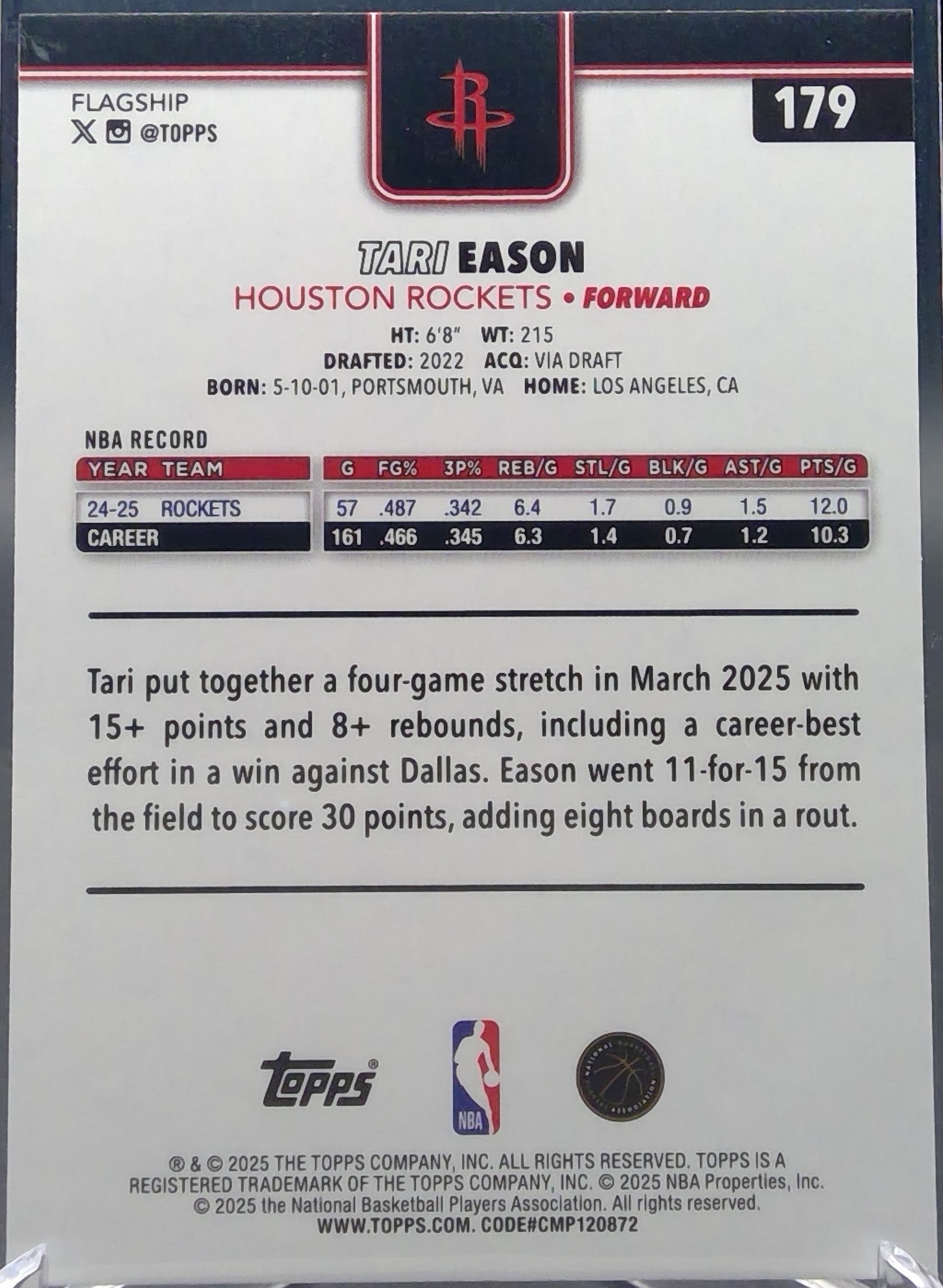 Tari Eason #179