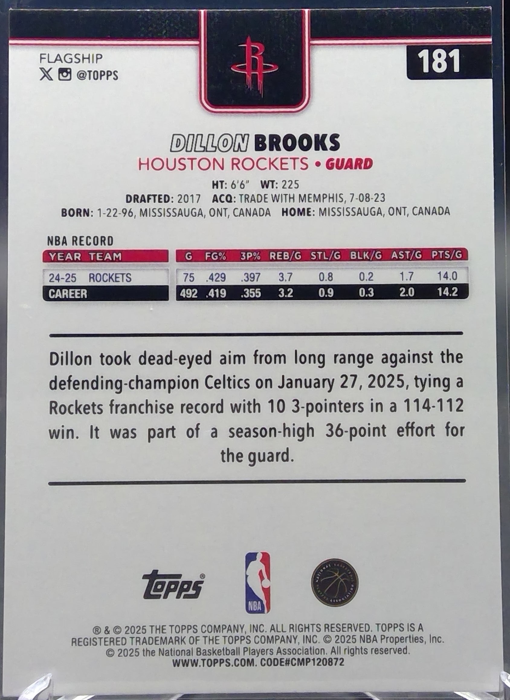 Dillon Brooks #181