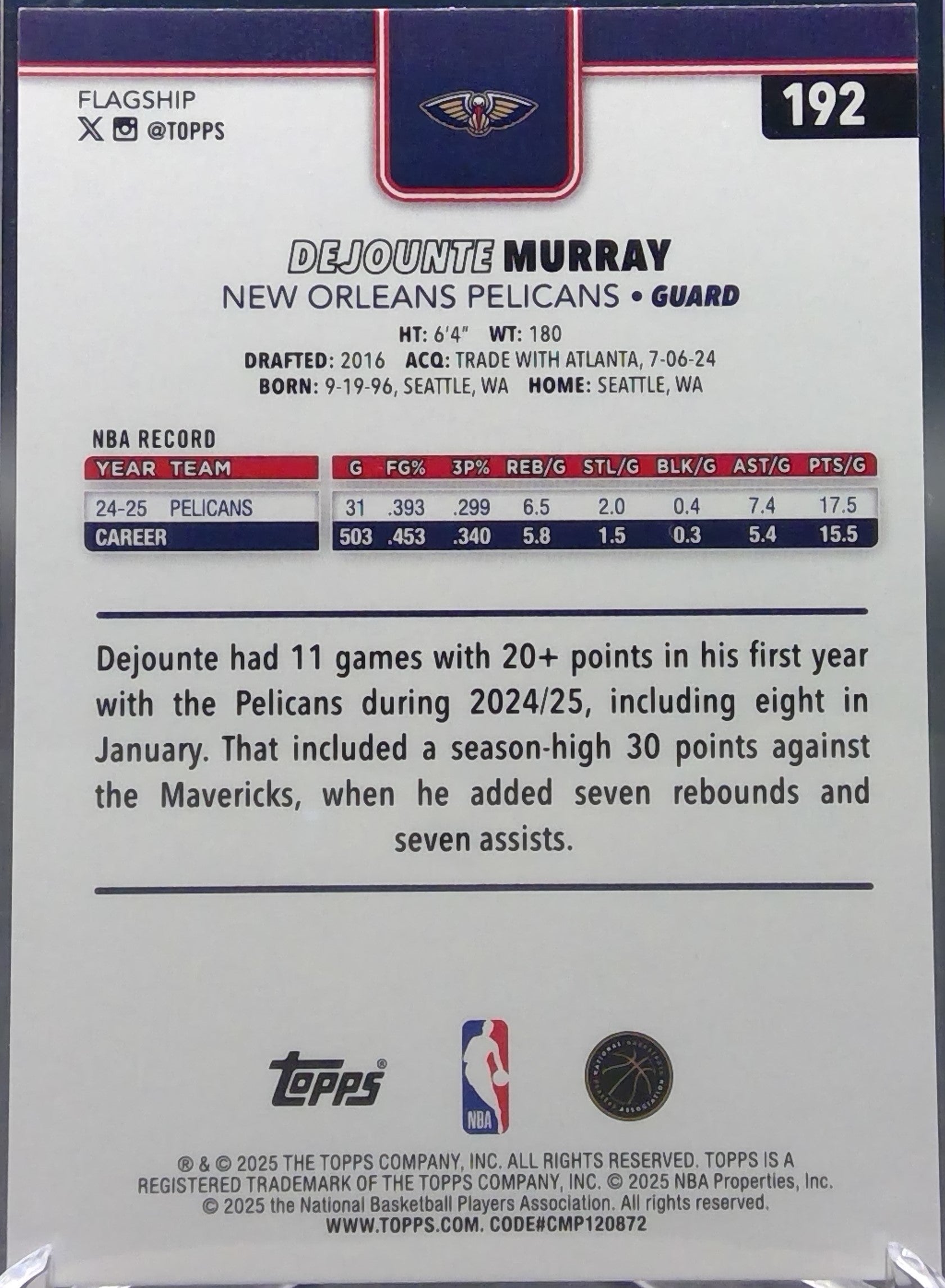 Dejounte Murray #192