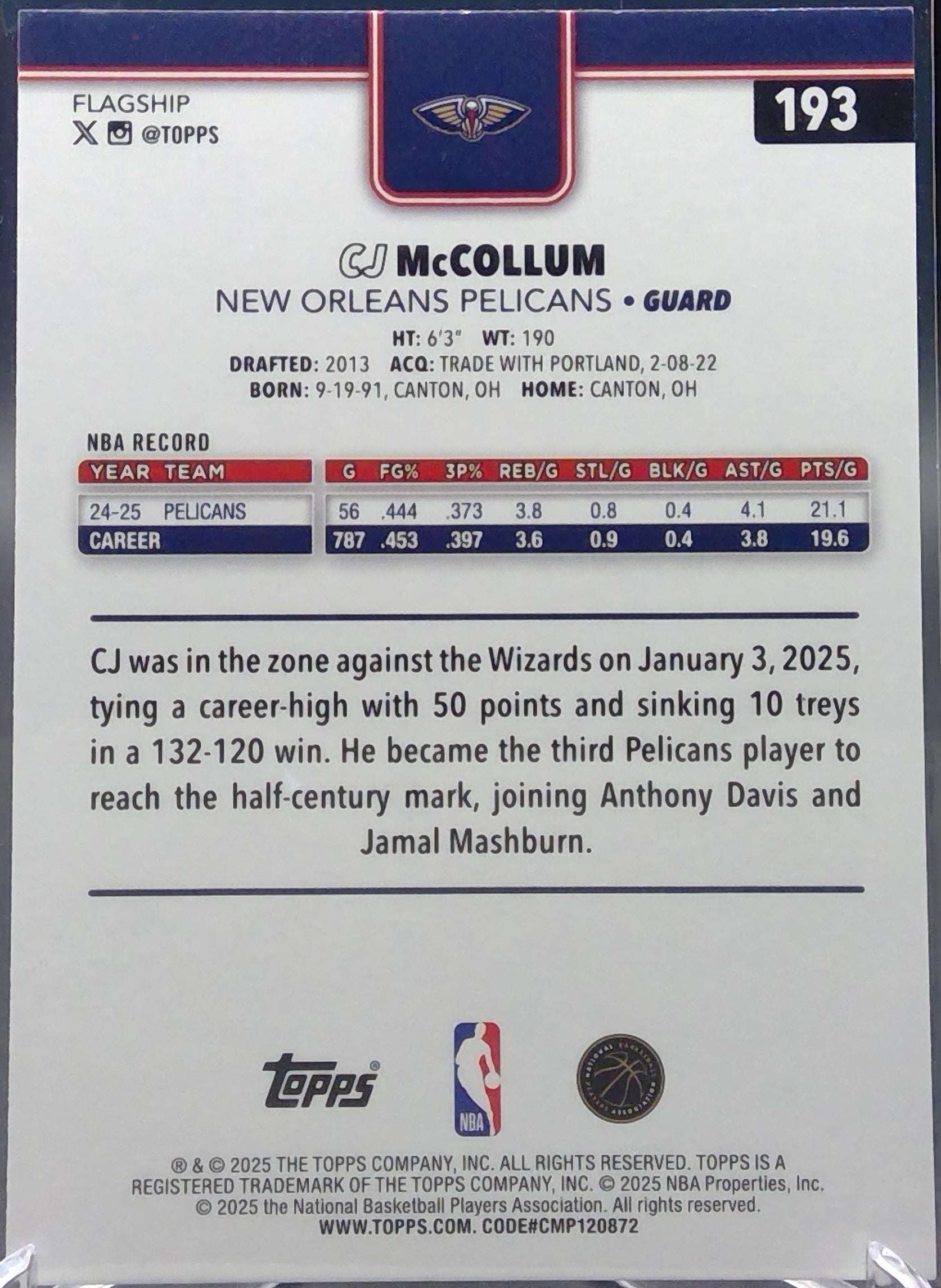 CJ McCollum #193