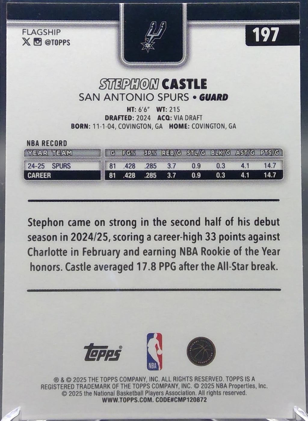 Stephon Castle #197