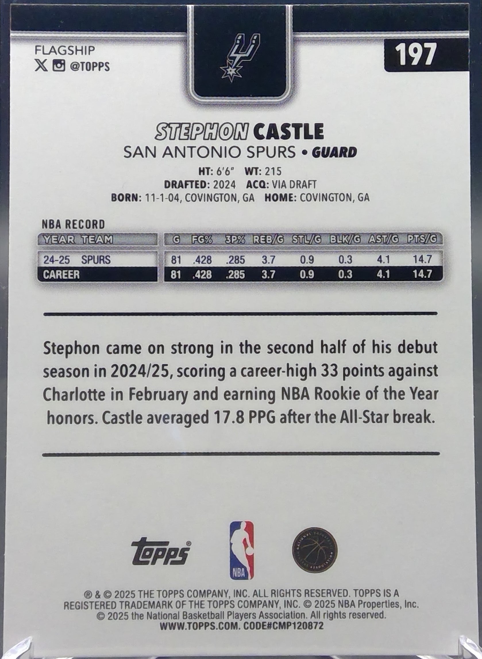 Stephon Castle #197