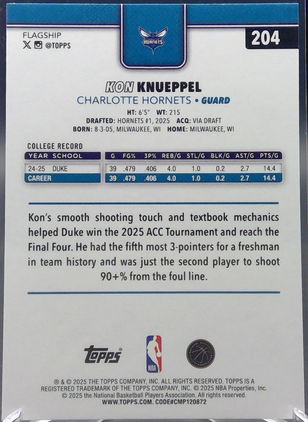 Kon Knueppel #204