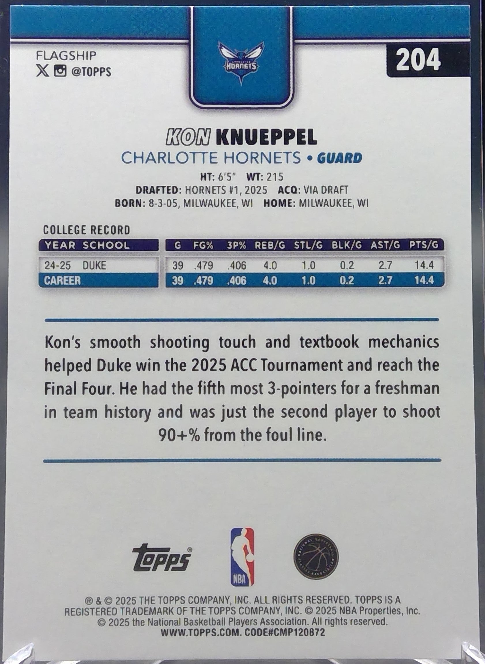 Kon Knueppel #204