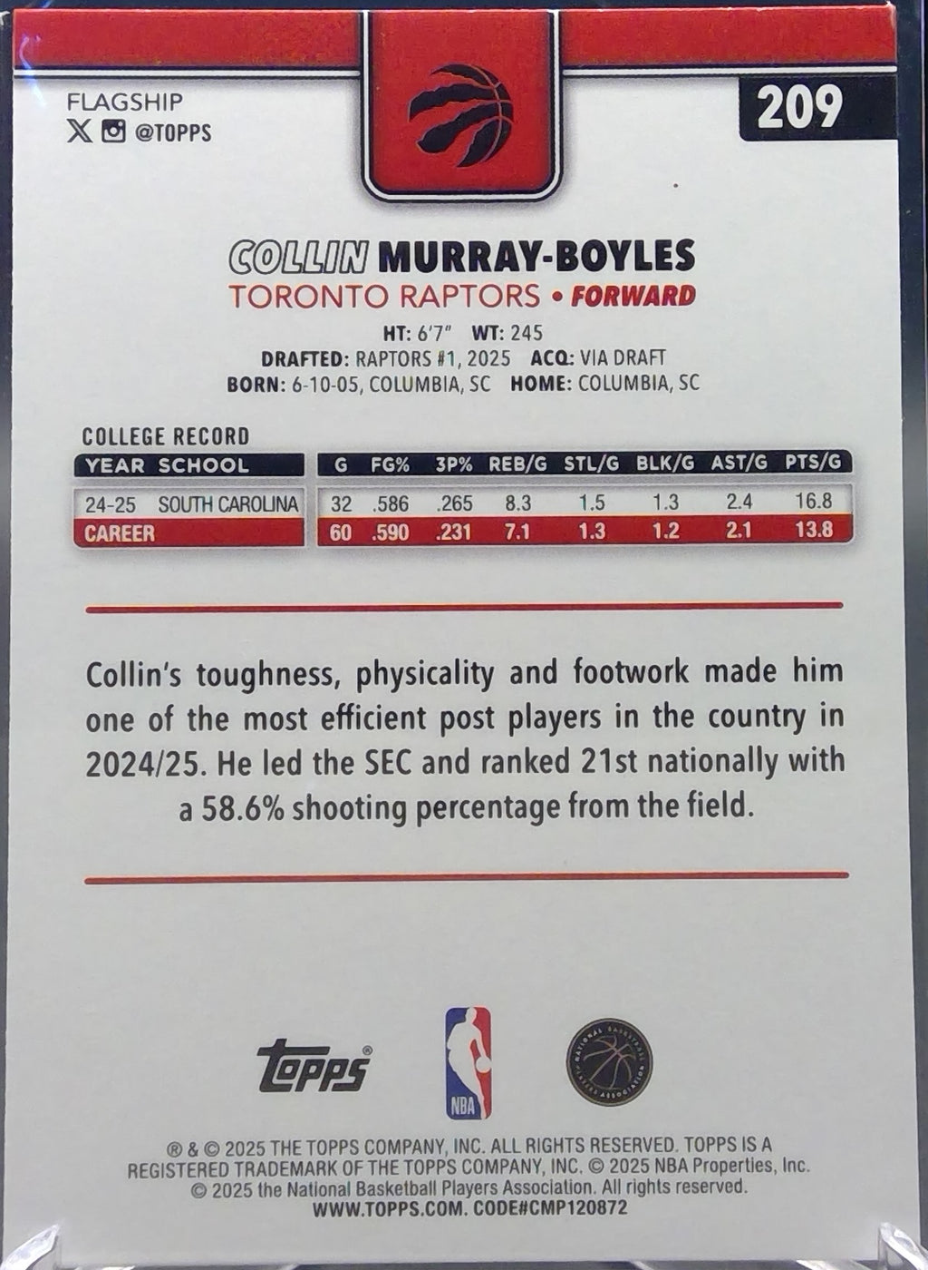 Collin Murray-Boyles #209