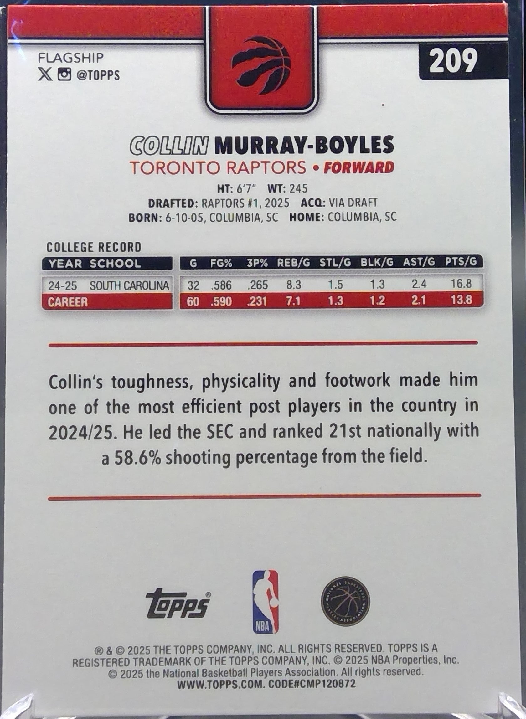 Collin Murray-Boyles #209