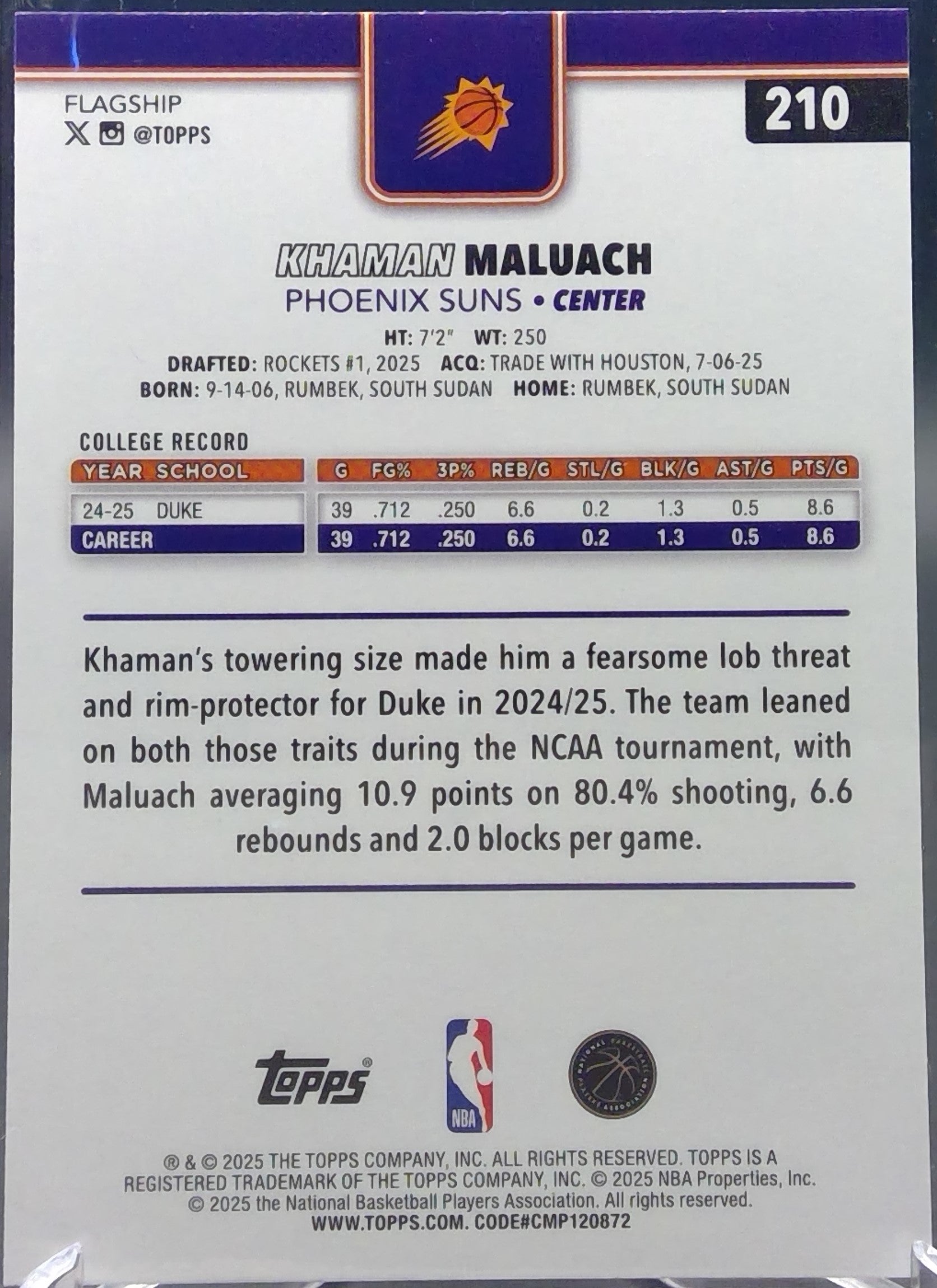Khaman Maluach #210