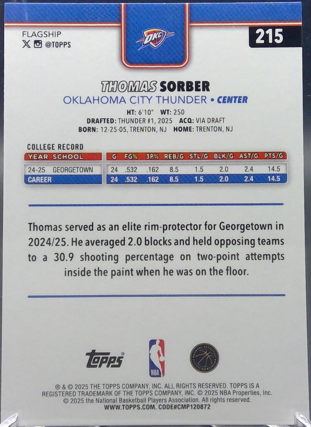 Thomas Sorber #215