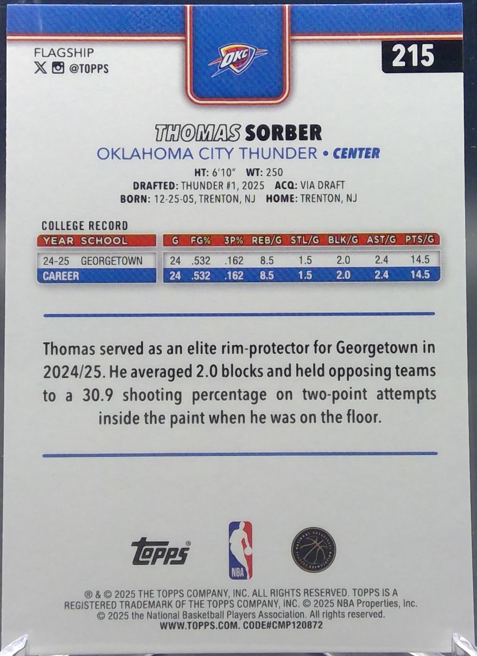 Thomas Sorber #215