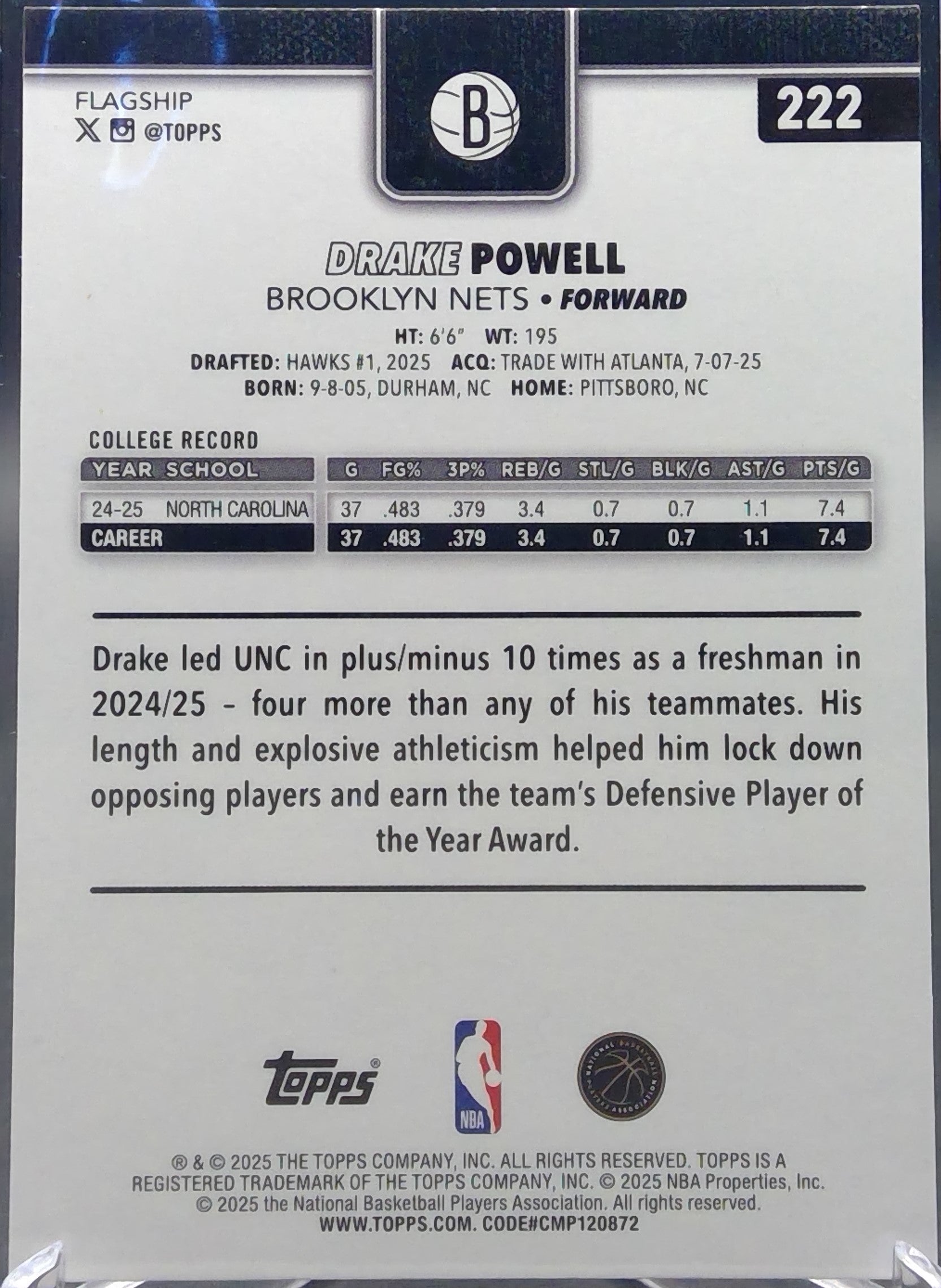 Drake Powell #222