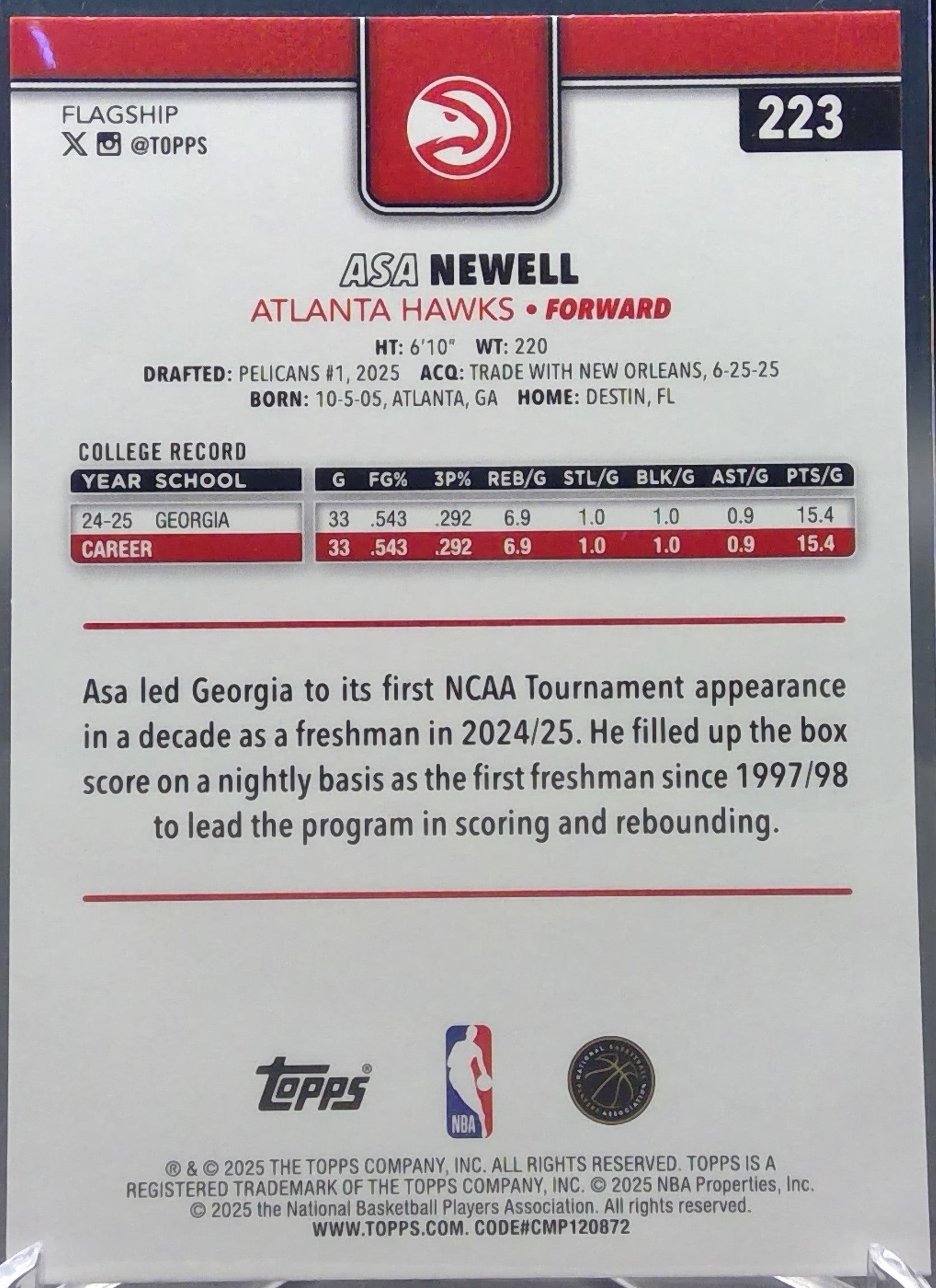 Asa Newell #223