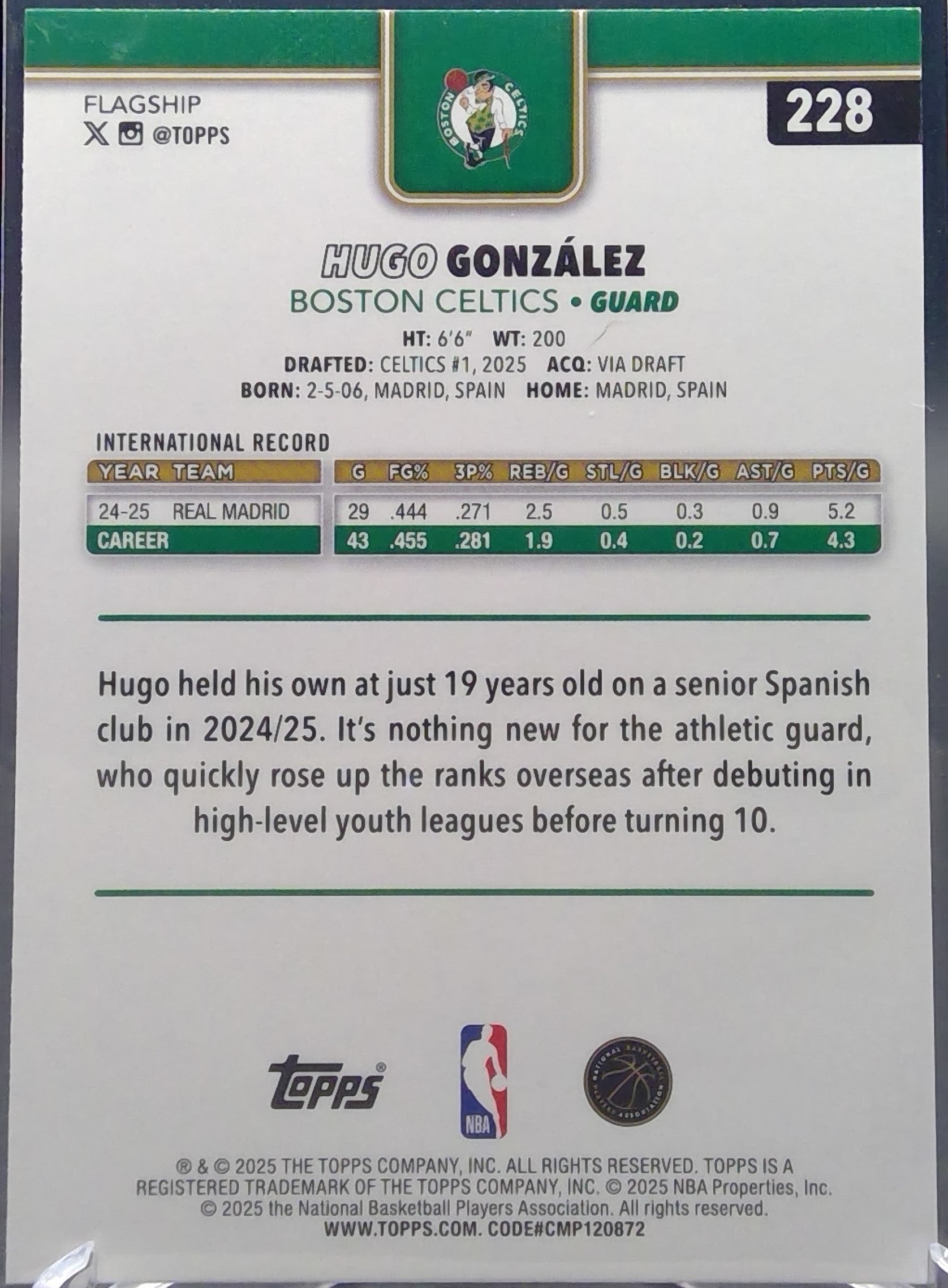Hugo González #228