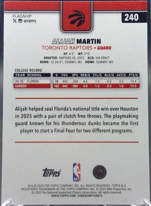 Alijah Martin #240