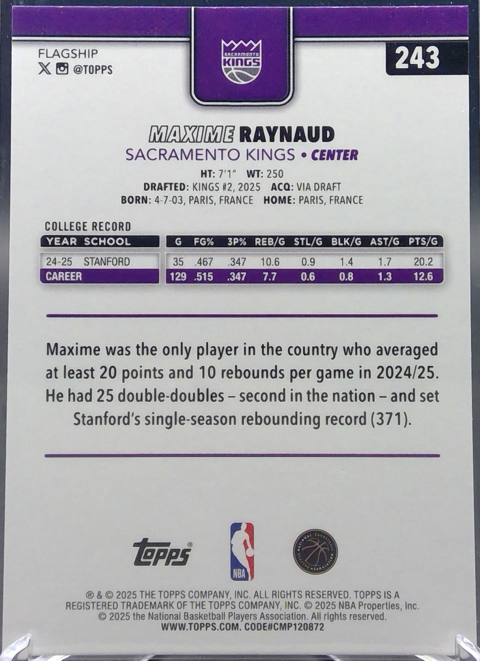 Maxime Raynaud #243