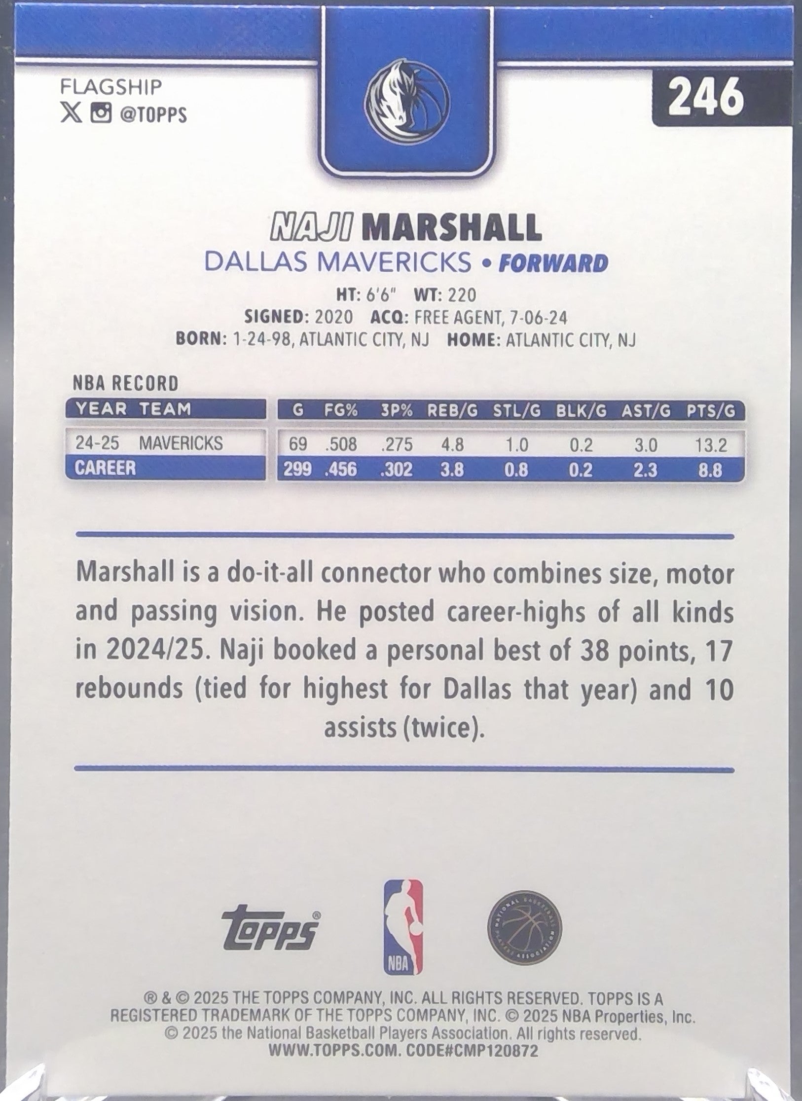 Naji Marshall #246