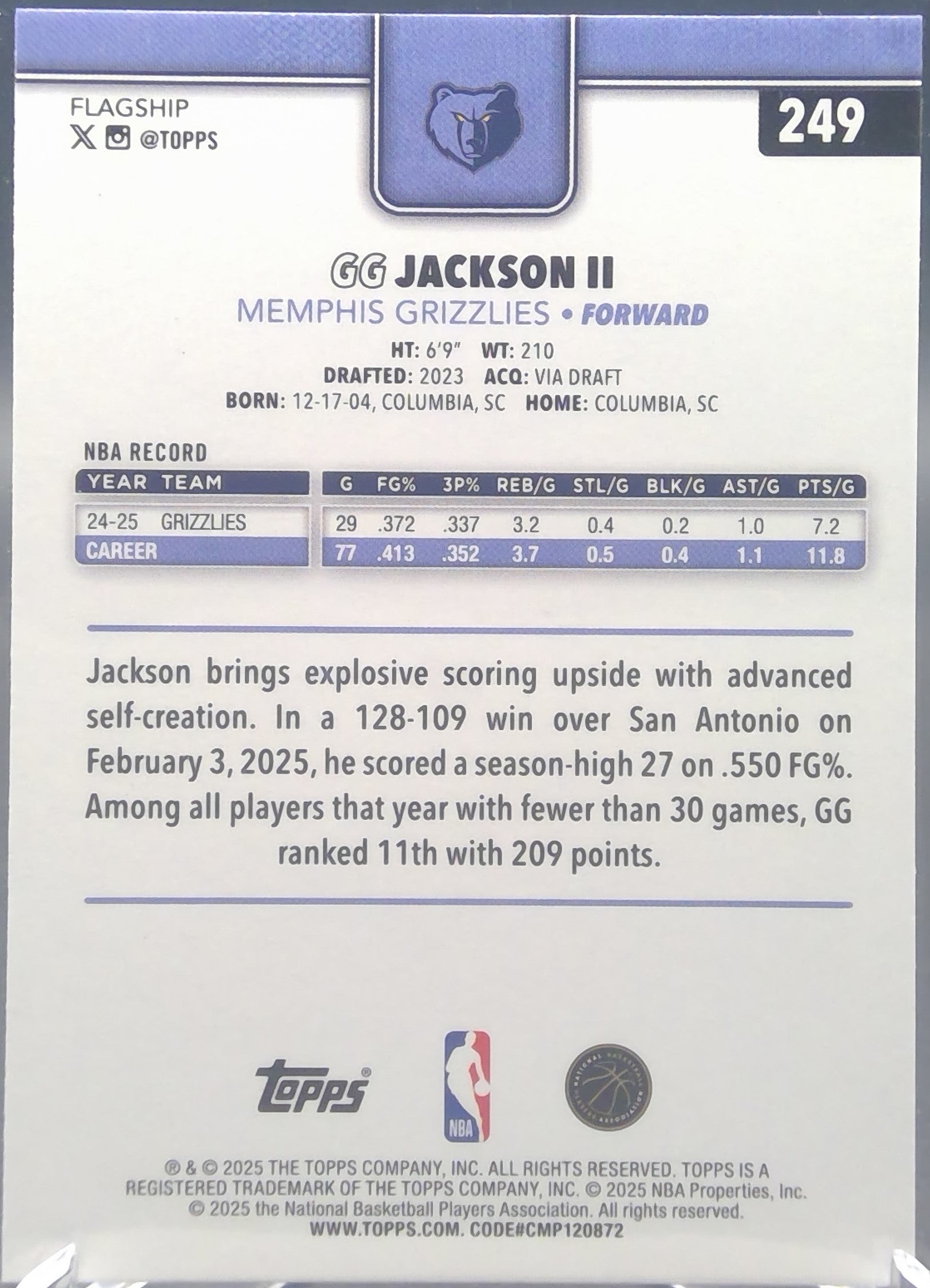 GG Jackson II #249