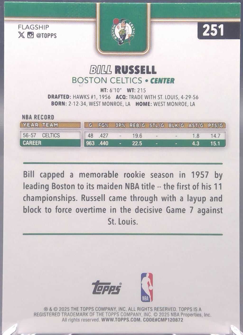 Bill Russell #251