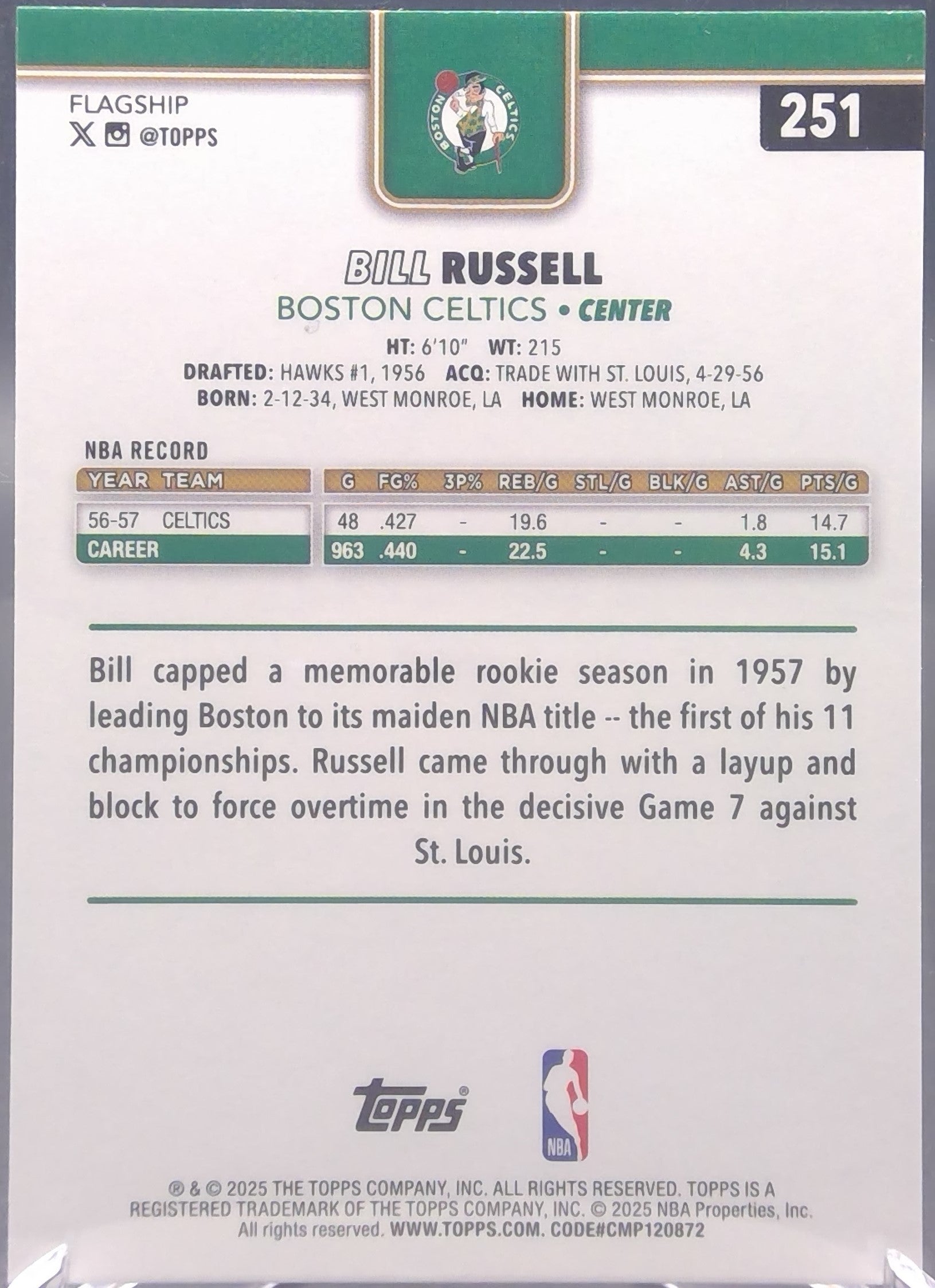 Bill Russell #251