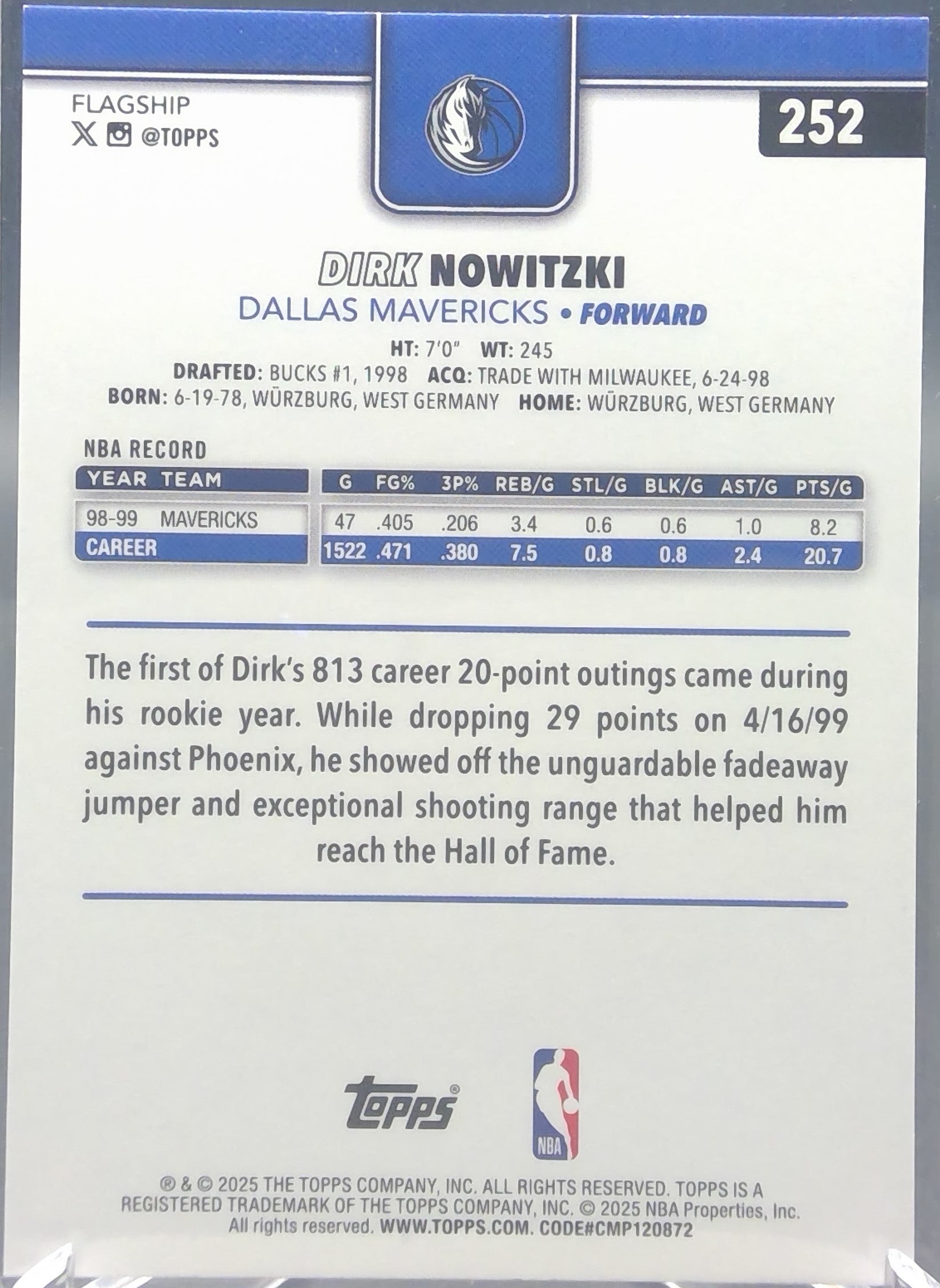 Dirk Nowitzki #252