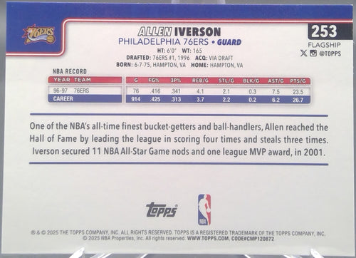 Allen Iverson #253
