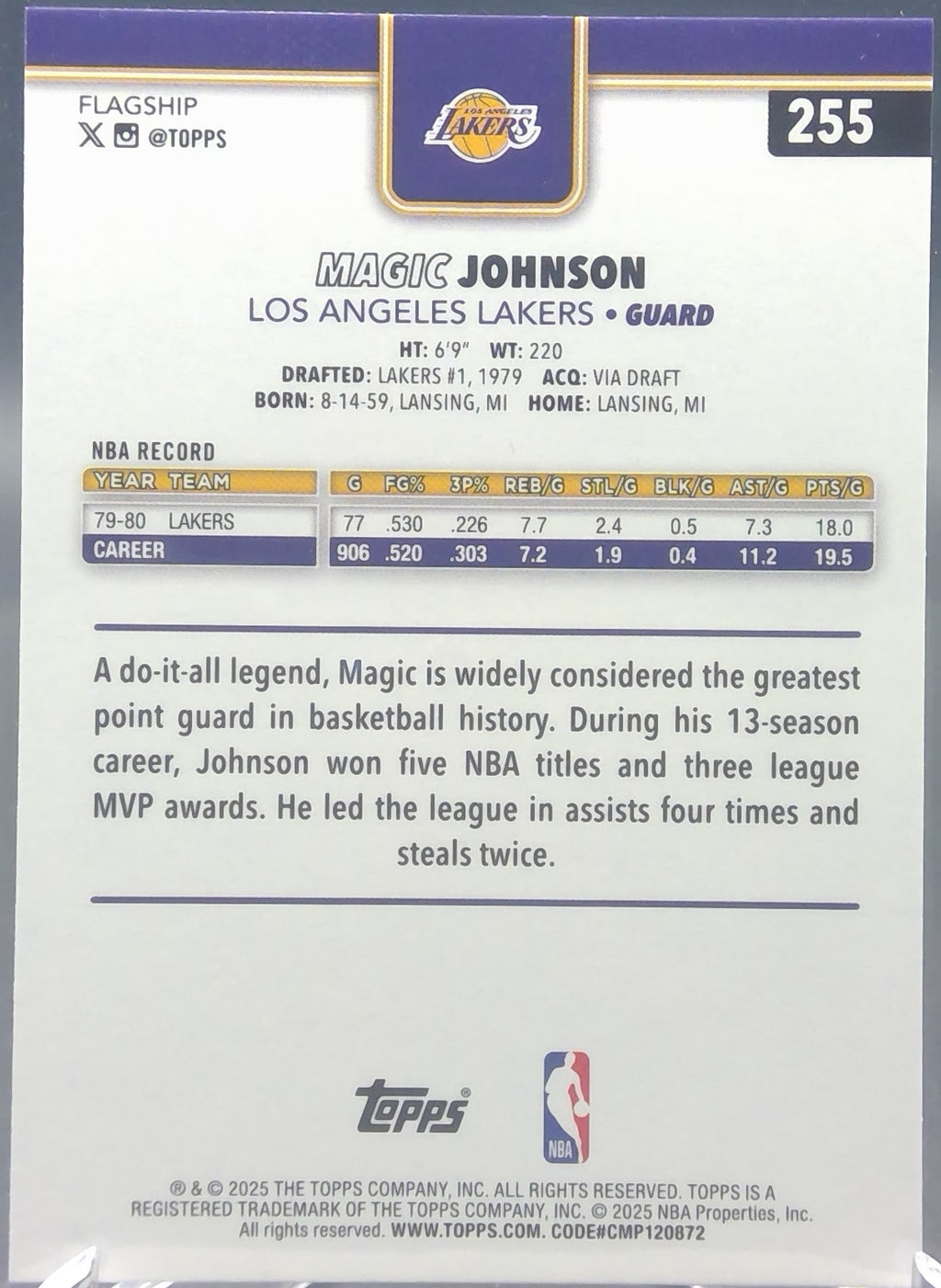 Magic Johnson #255