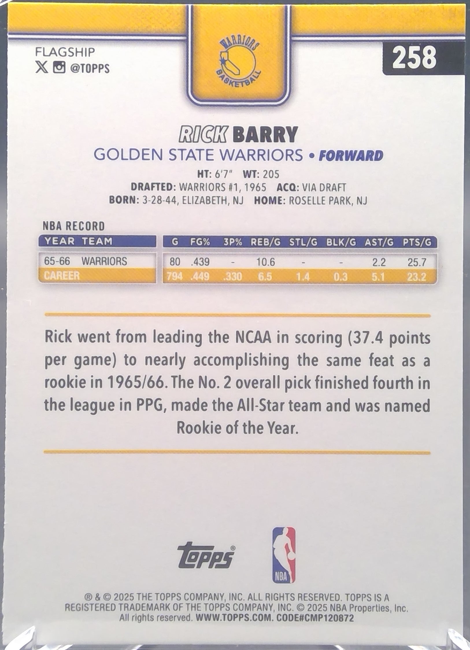 Rick Barry #258