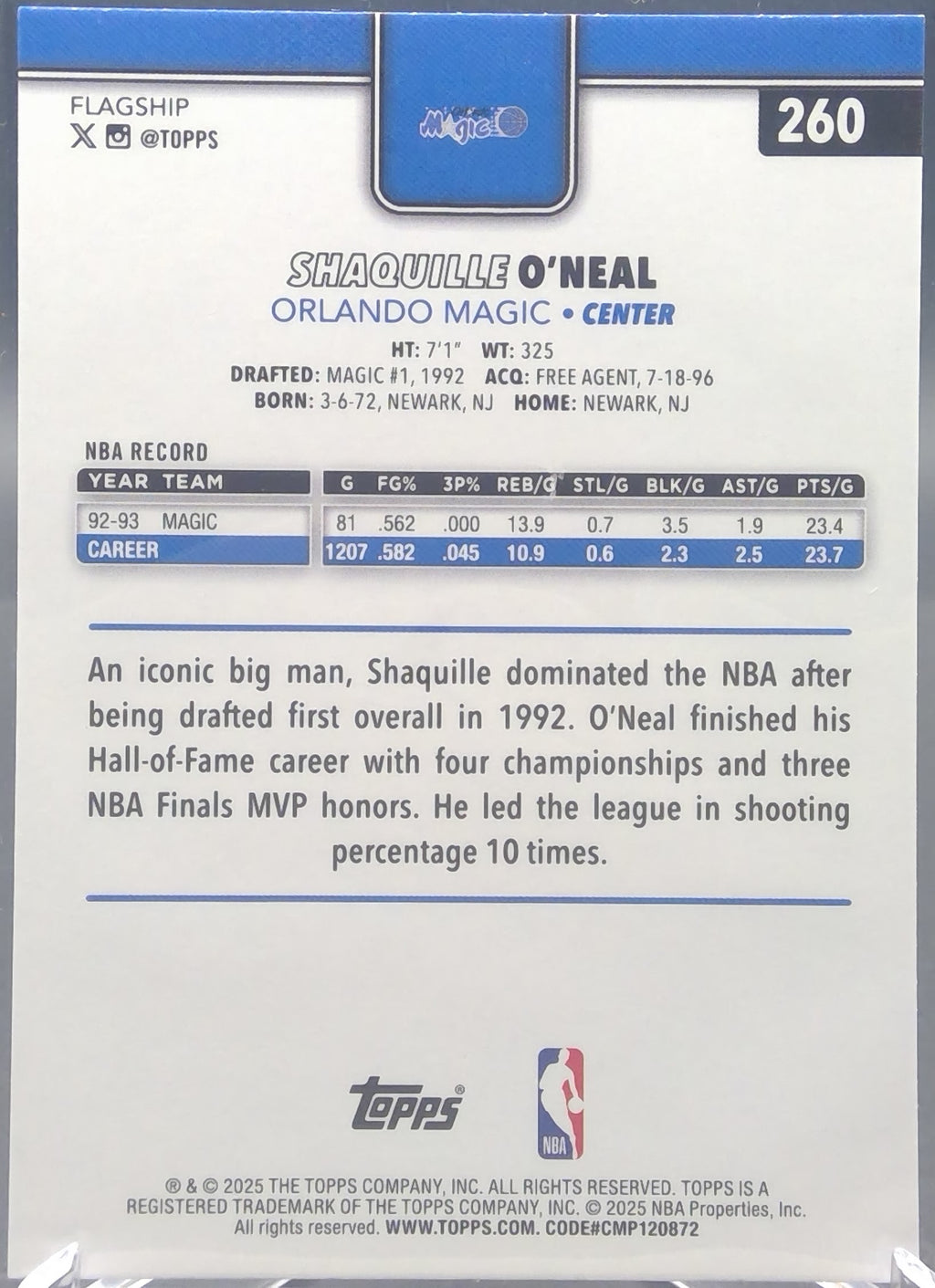 Shaquille O'Neal #260