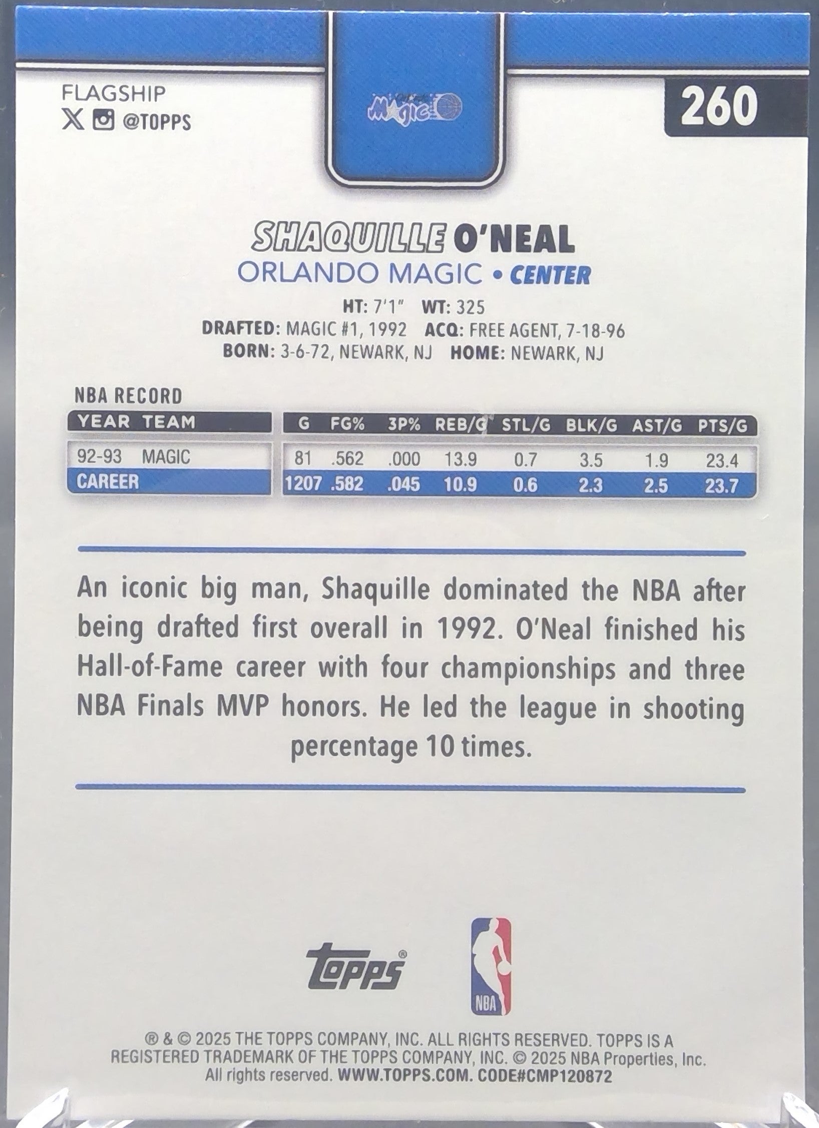 Shaquille O'Neal #260
