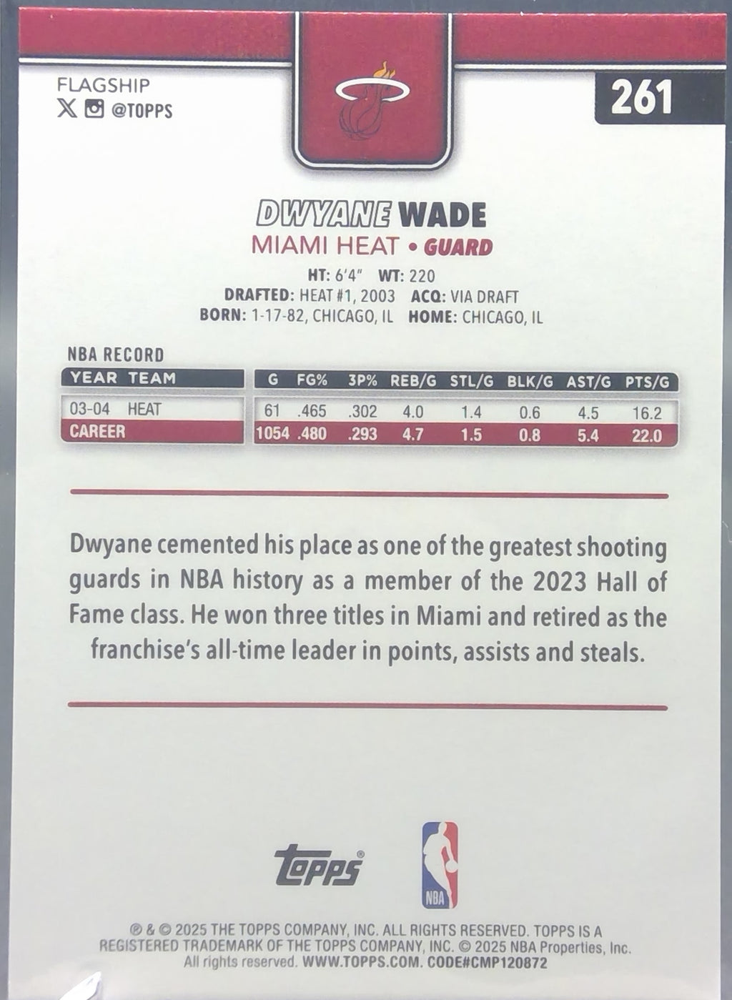 Dwyane Wade #261