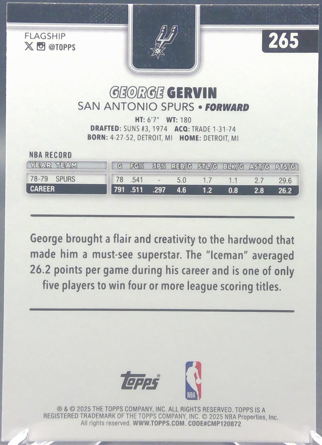 George Gervin #265