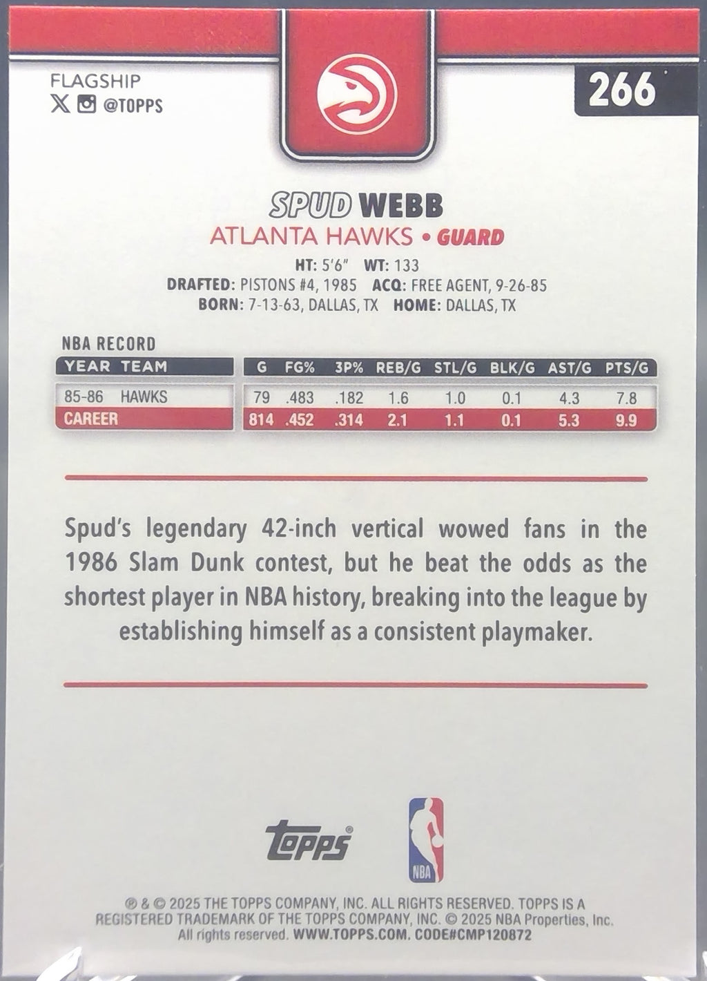 Spud Webb #266