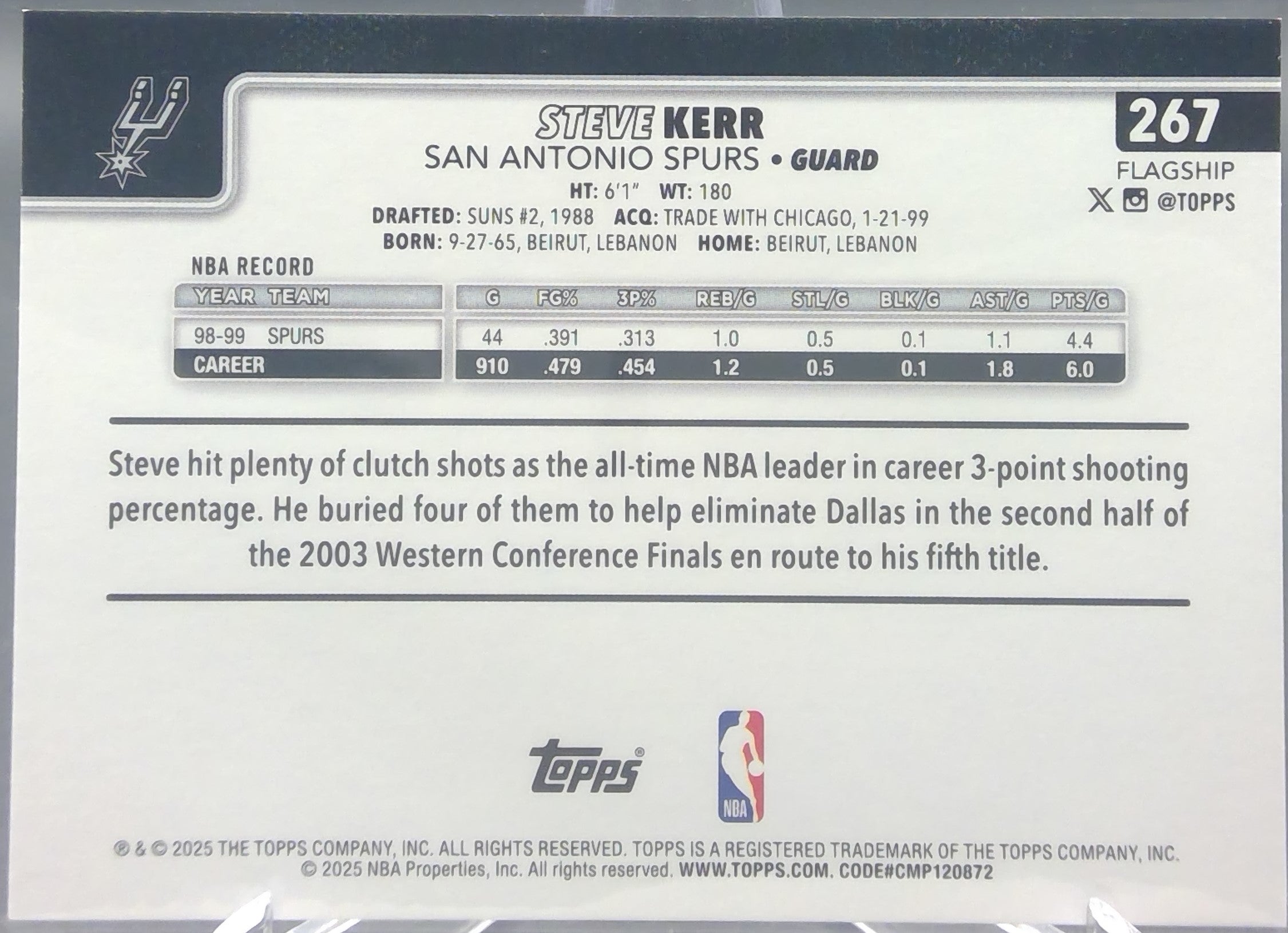 Steve Kerr #267