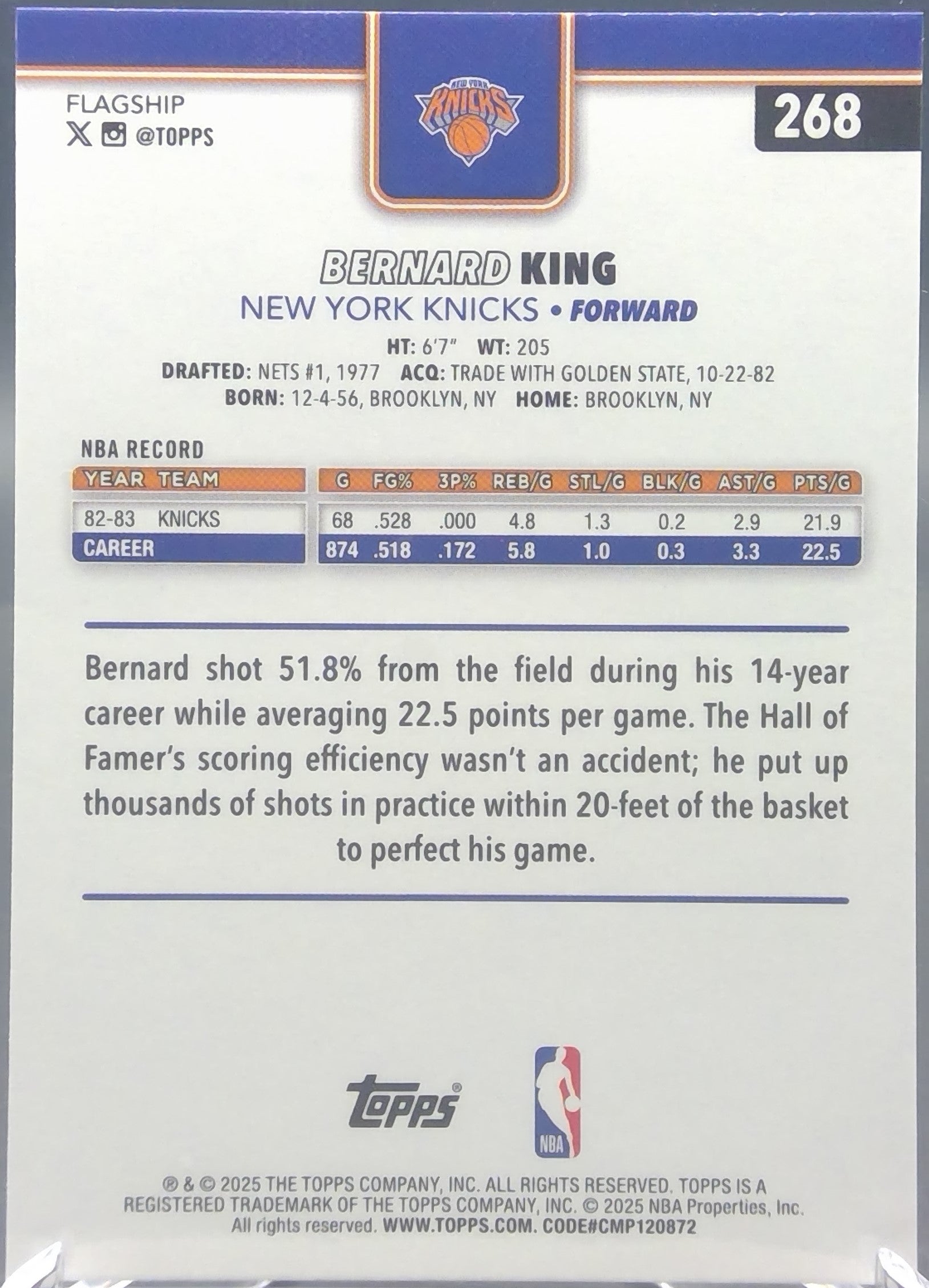Bernard King #268