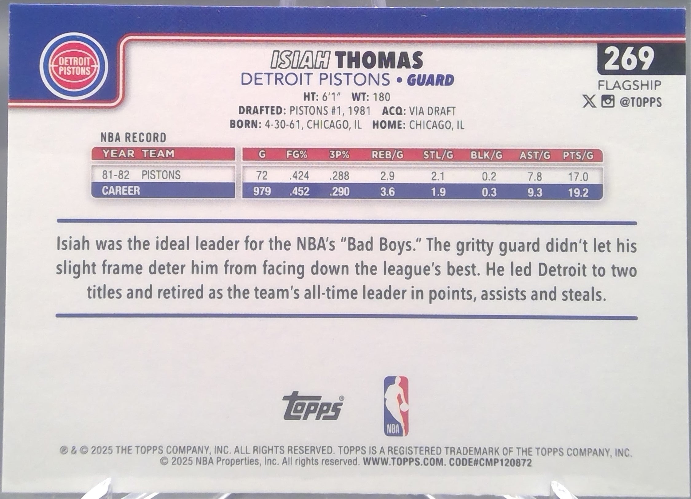 Isiah Thomas #269