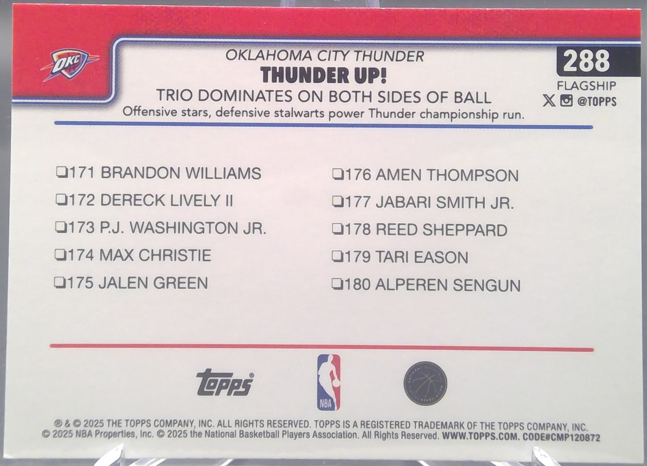 Oklahoma City Thunder #288