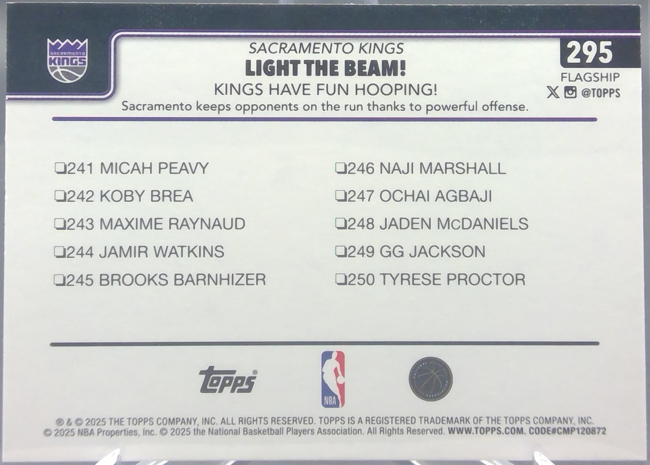 Sacramento Kings #295