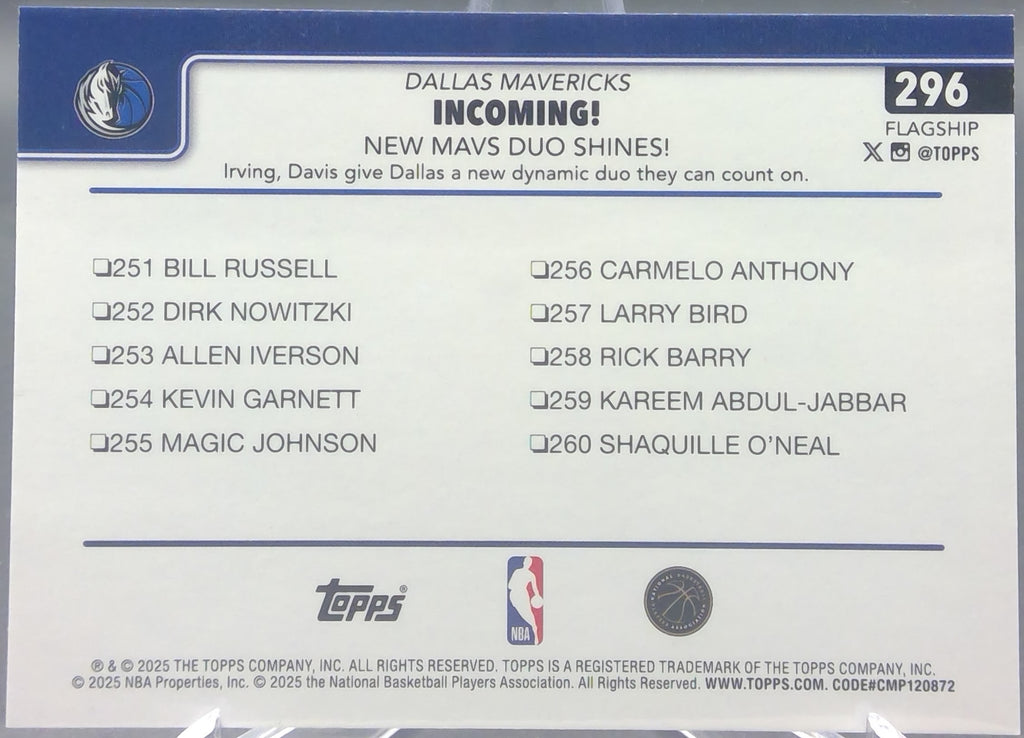 Dallas Mavericks #296