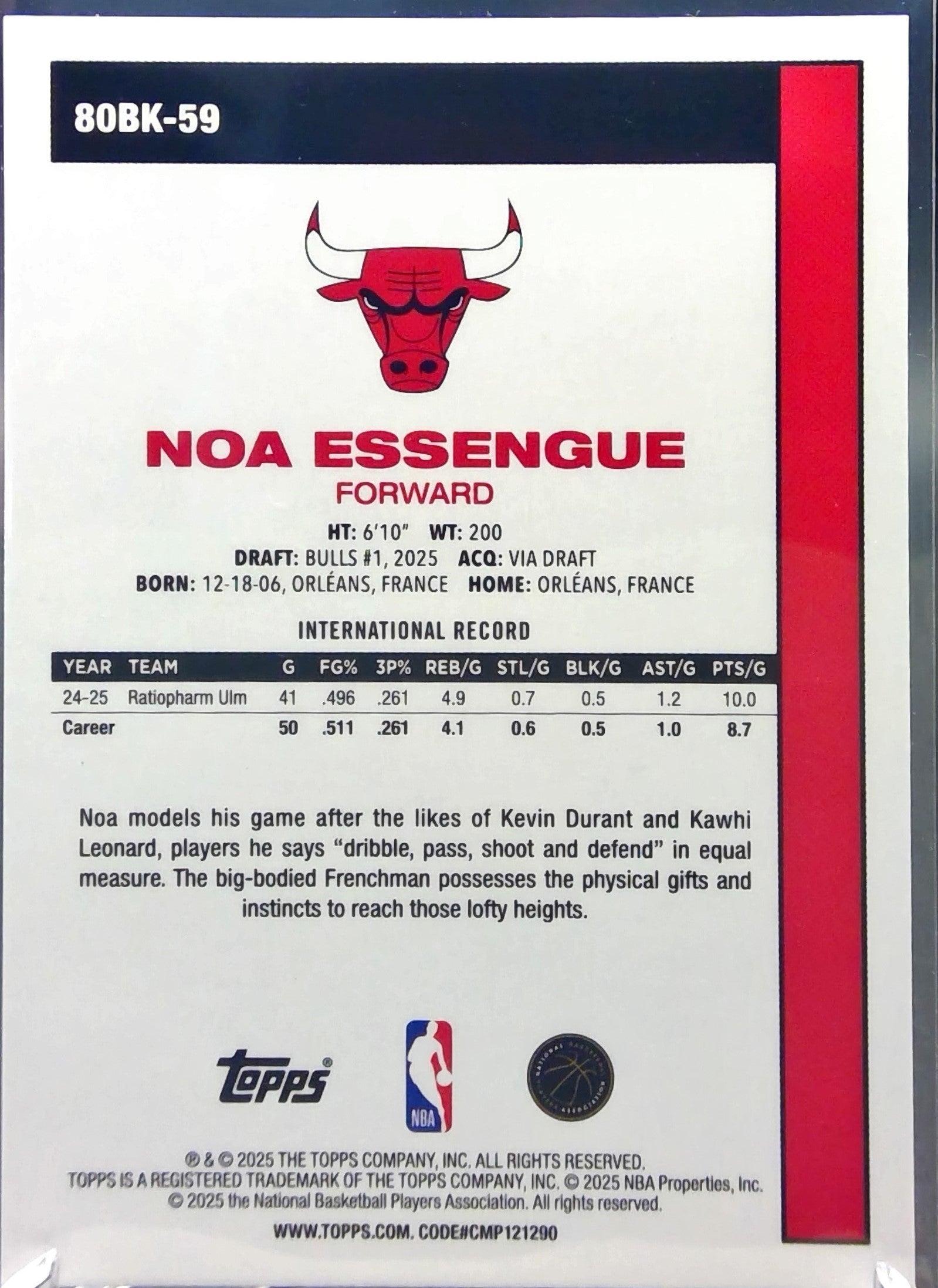 Noa Essengue #80BK-59