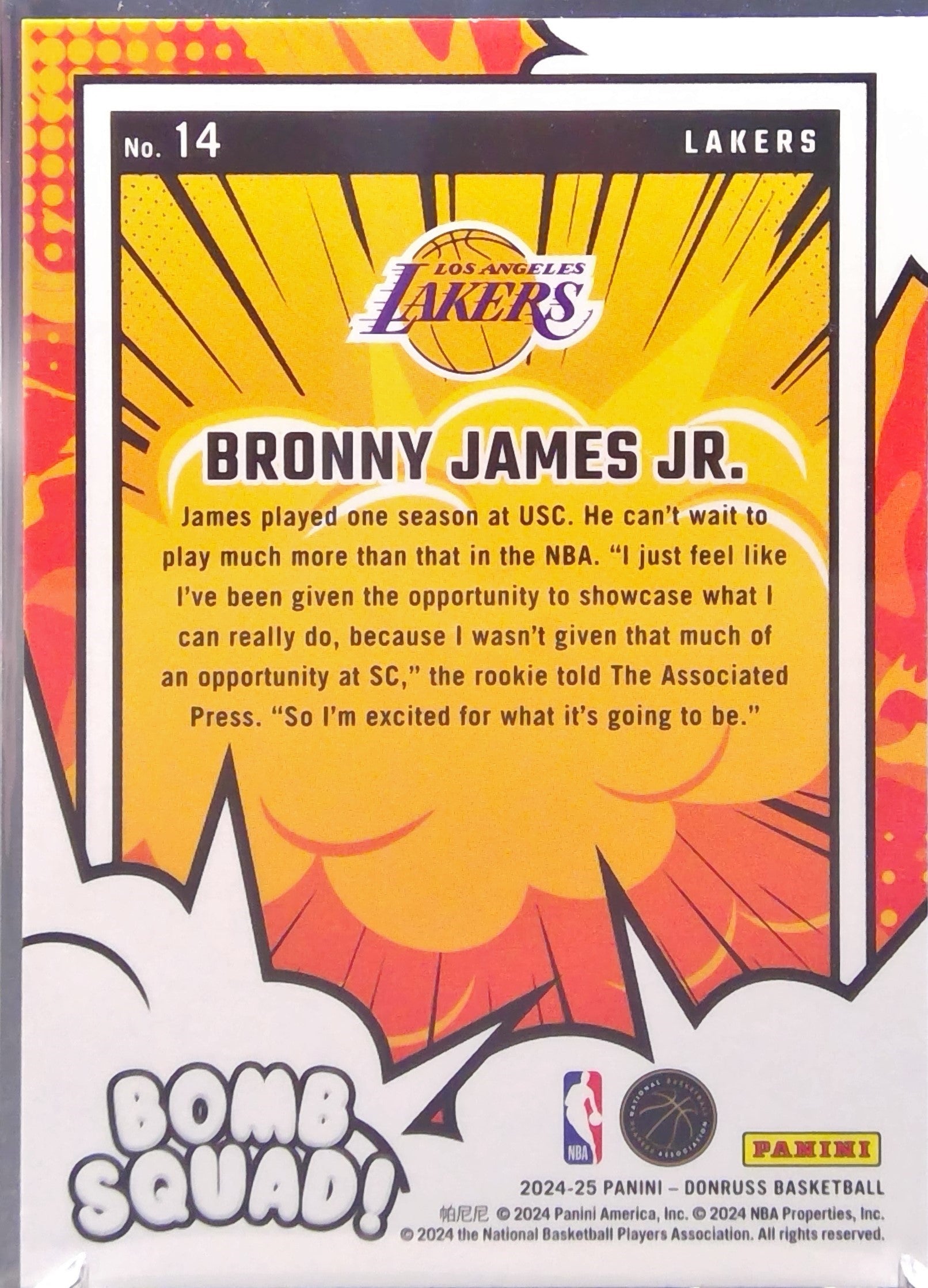 Bronny James Jr. #14
