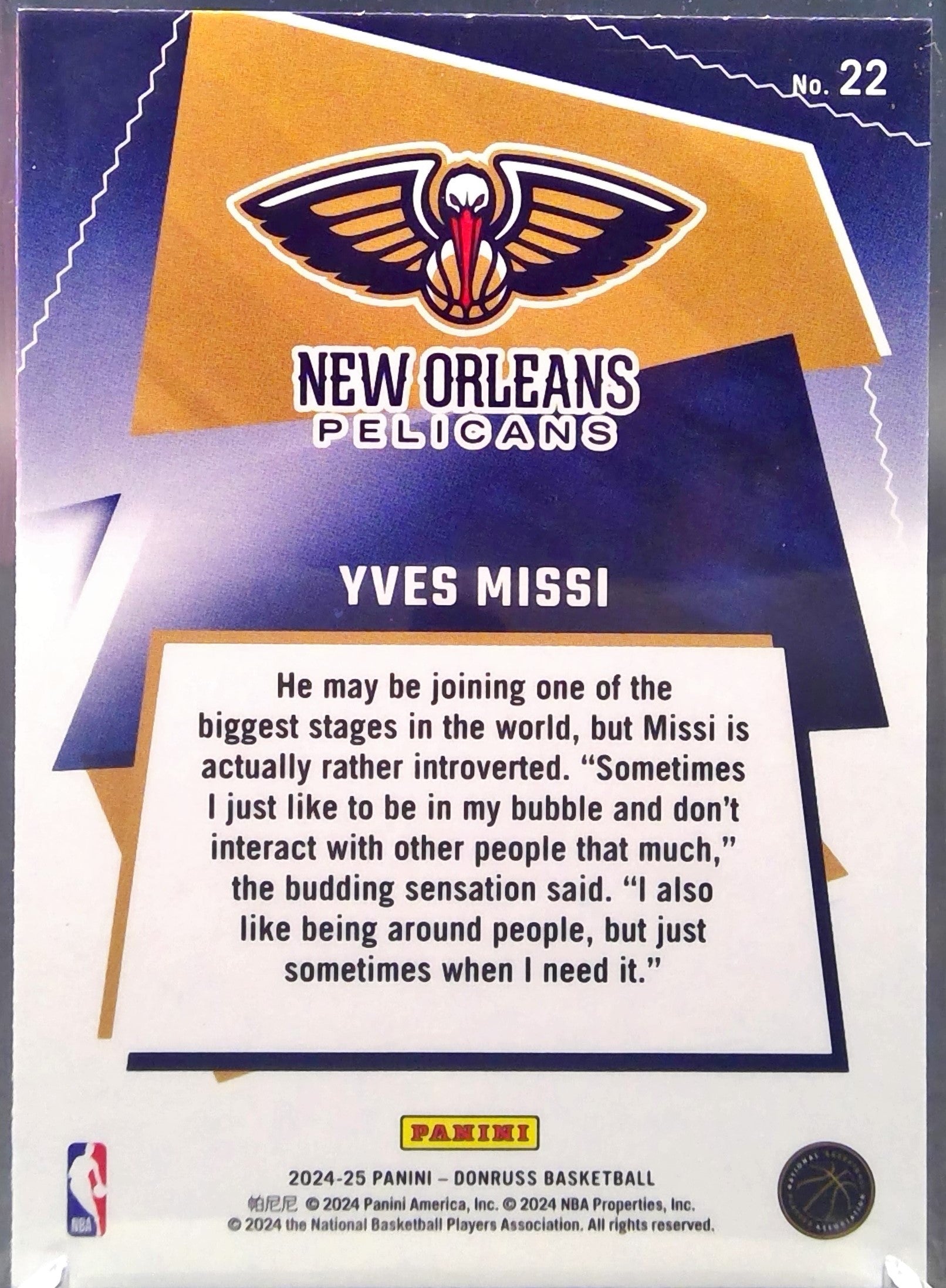Yves Missi #22