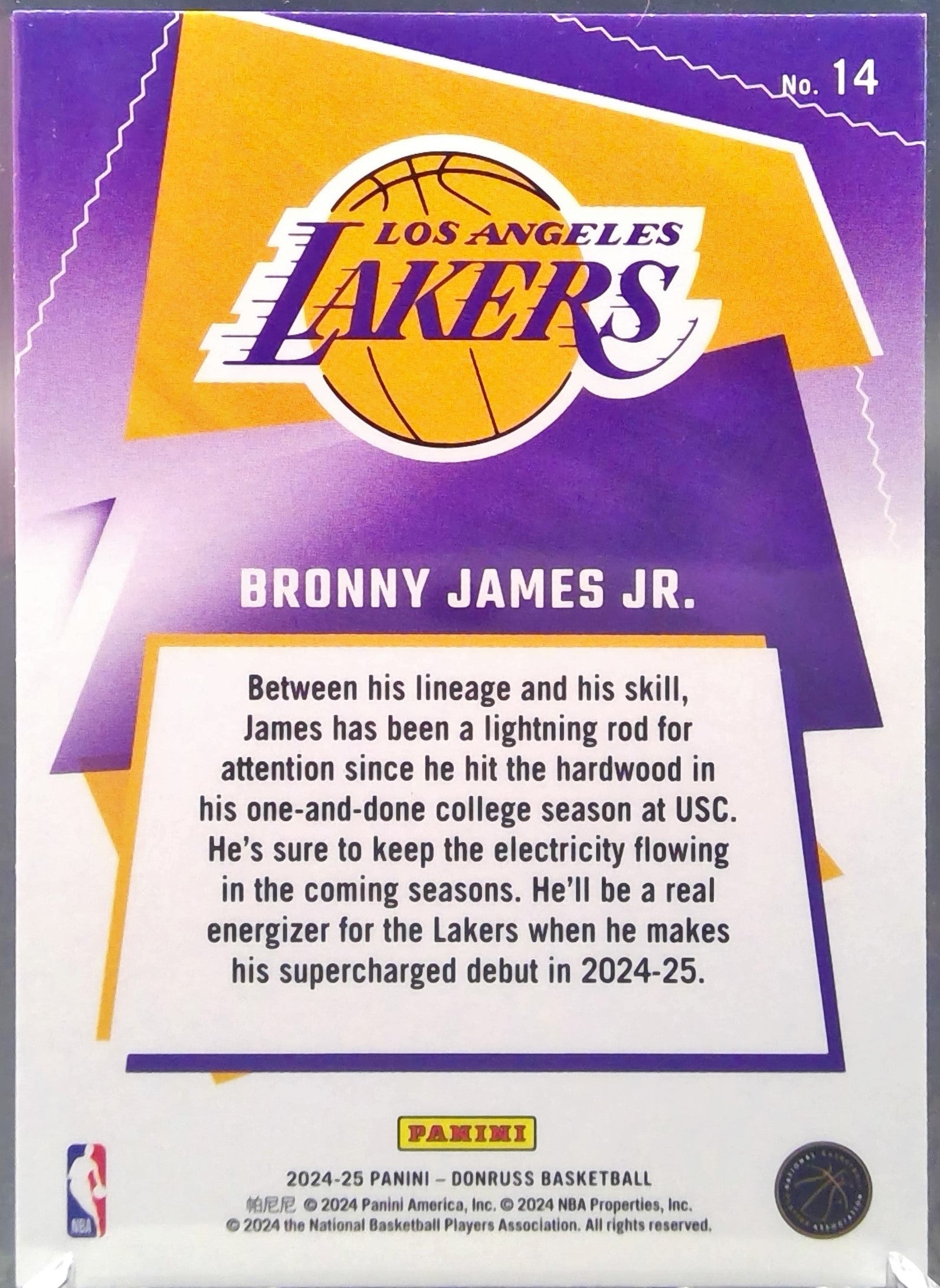 Bronny James Jr. #14