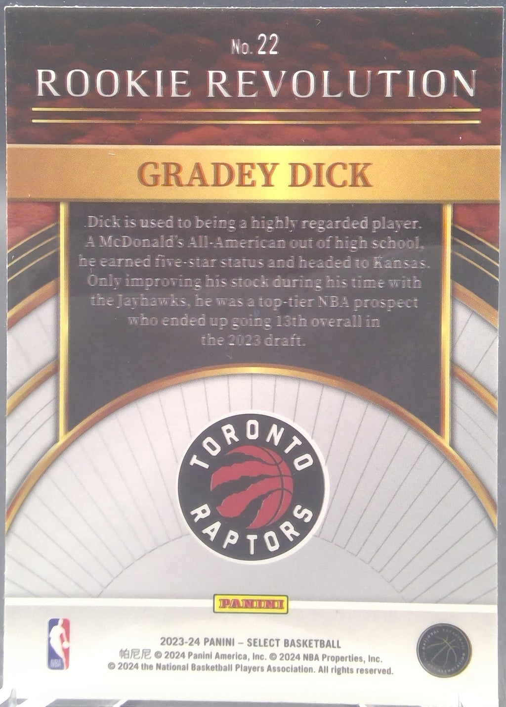 Gradey Dick #22