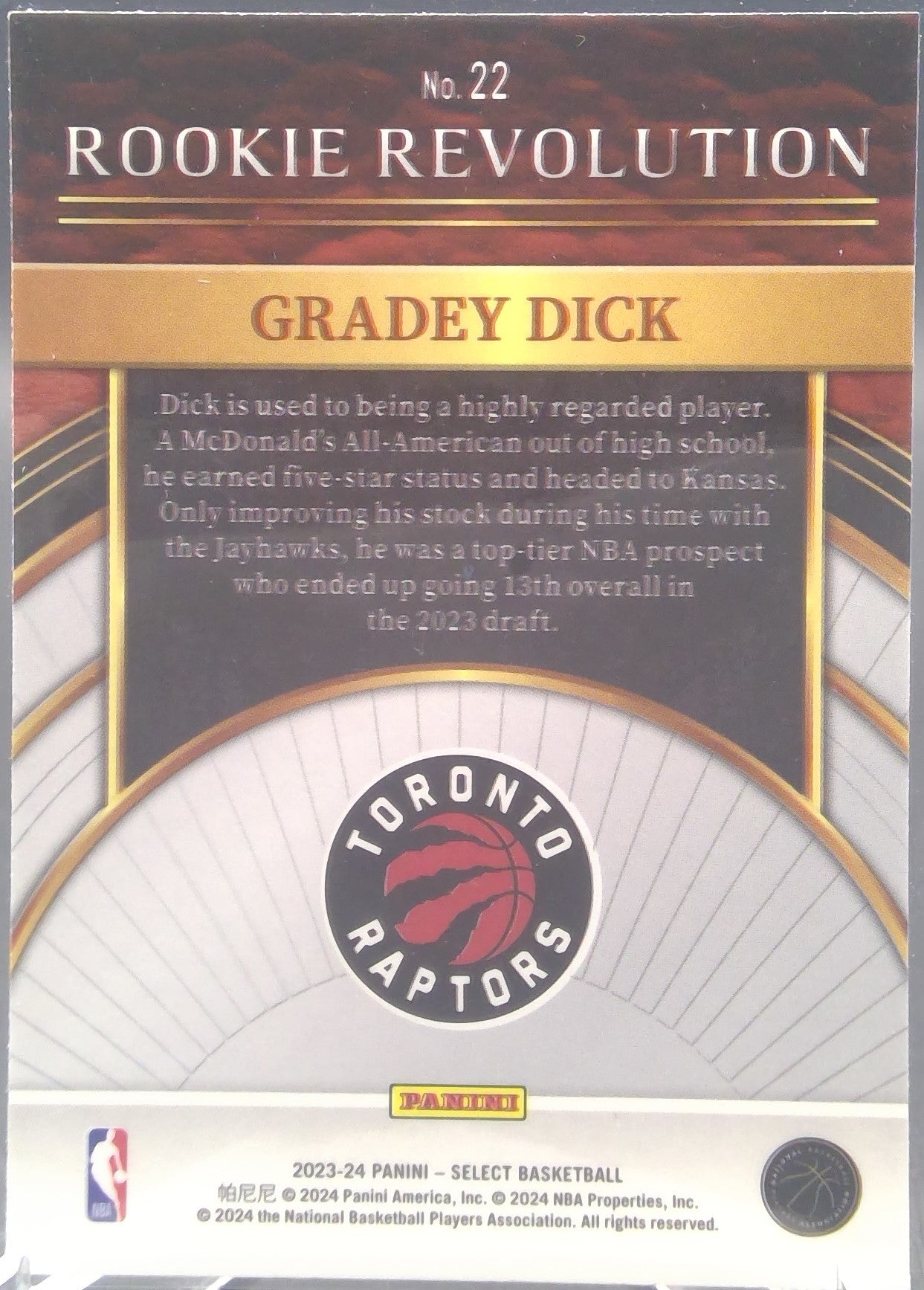 Gradey Dick #22